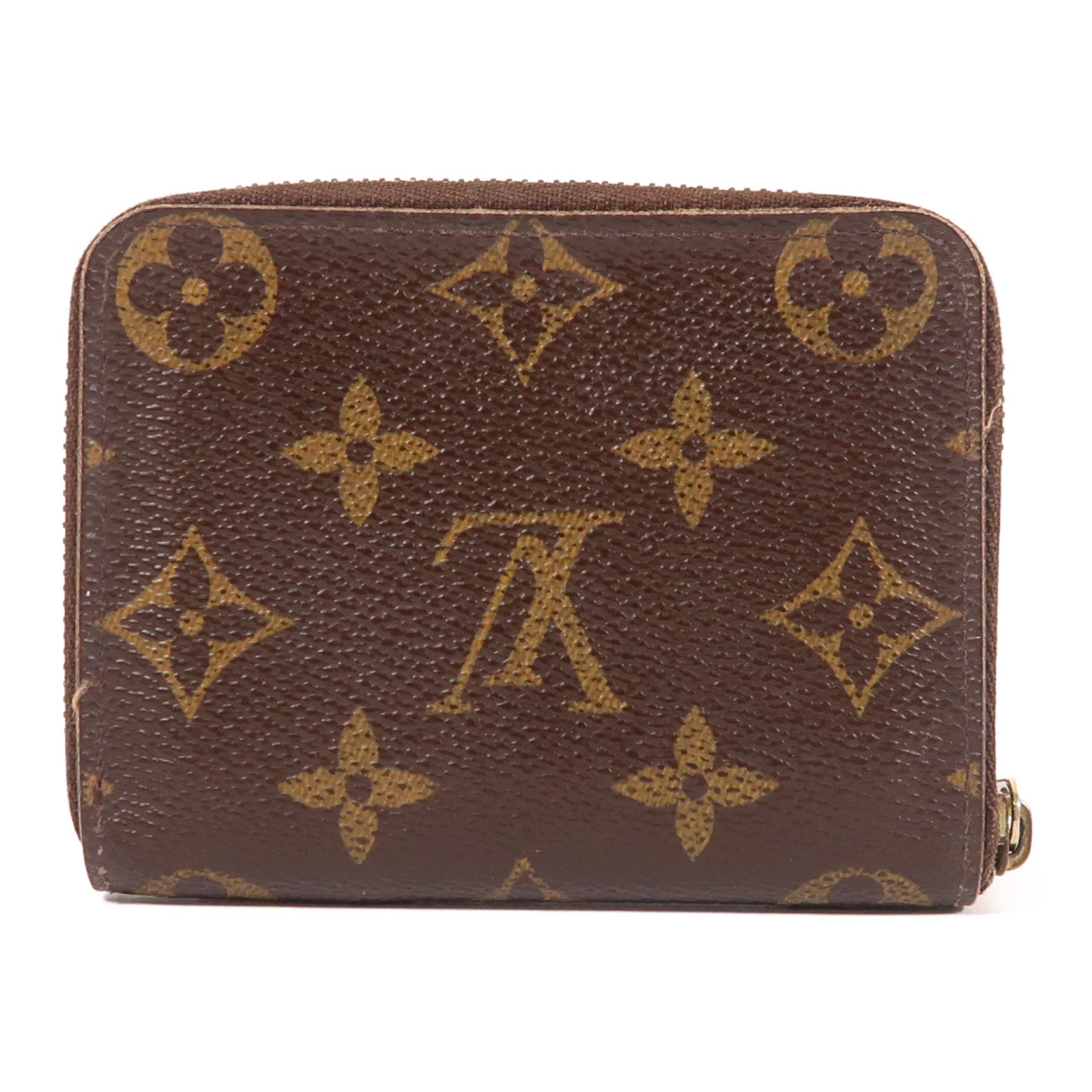 LOUIS VUITTON Monogram Zippy Coin Purse金扣零錢包
