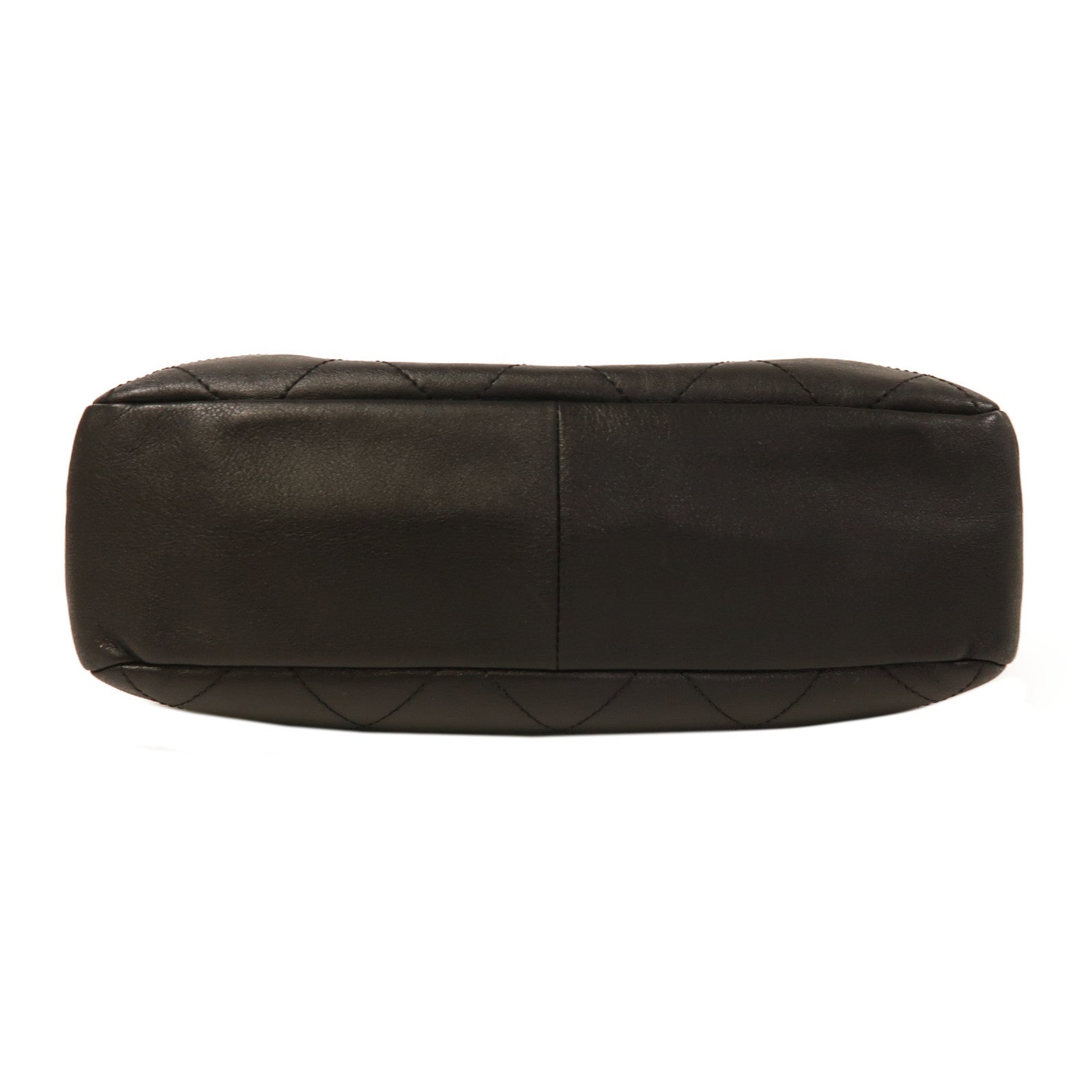 CHANEL 牛皮皮革Shoulder Bag金扣肩背袋黑色