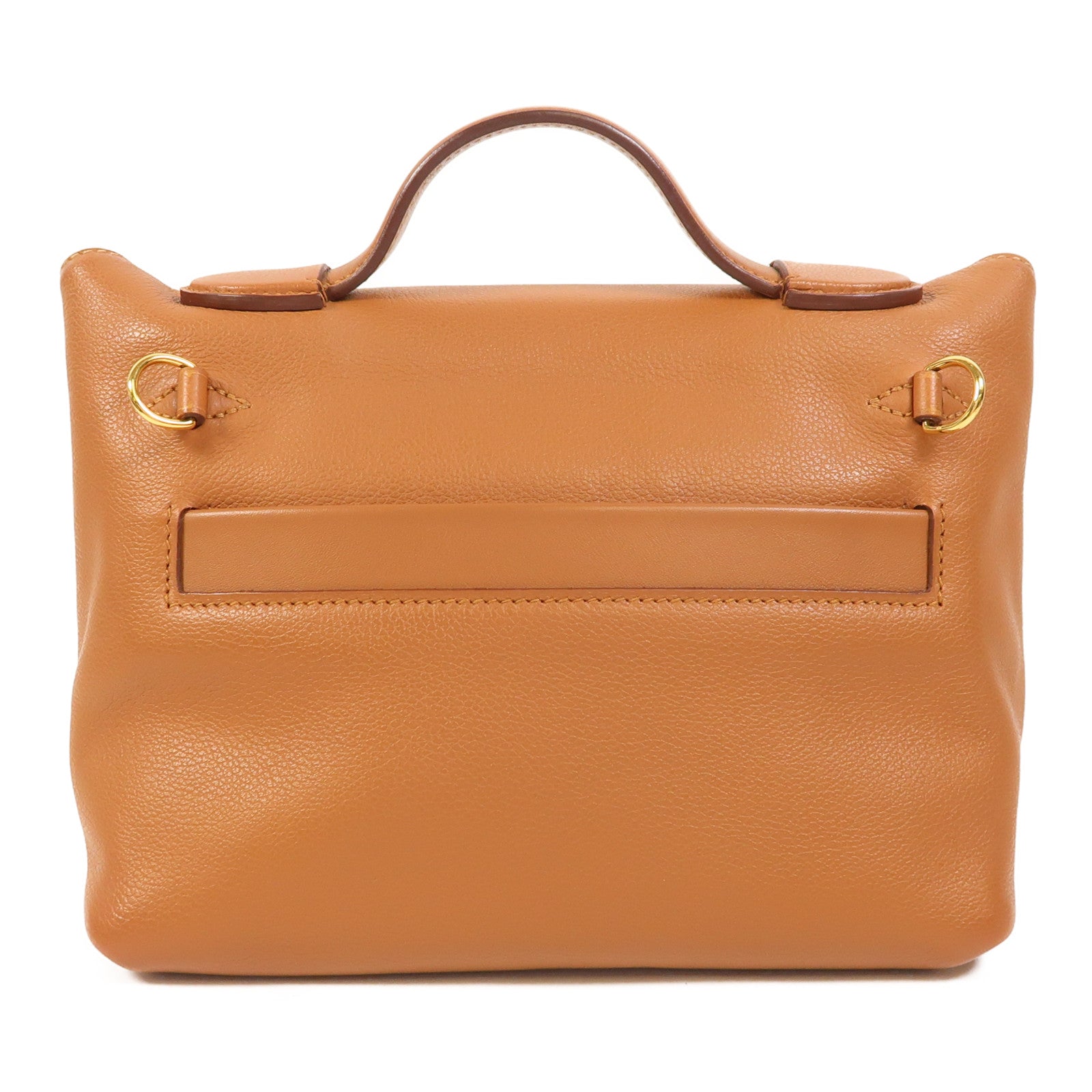 HERMES Evercolor皮革24/24 Mini金扣手挽肩背兩用袋Gold