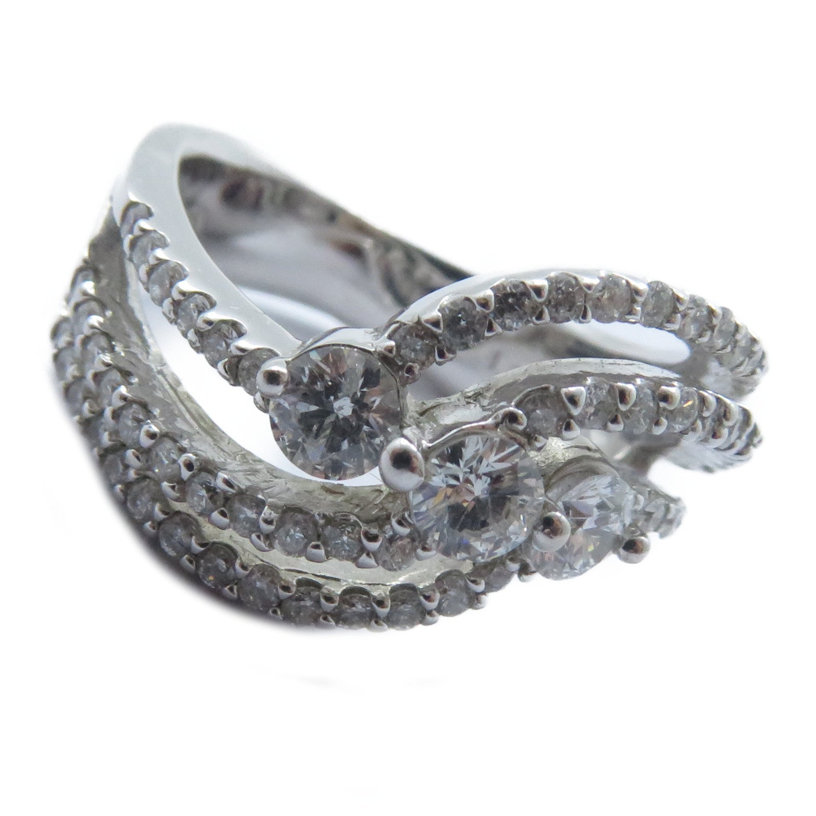 JEWELRY 【激減優惠】18K白金Diamond Ring 1.00ct鑽石戒指US#6.75
