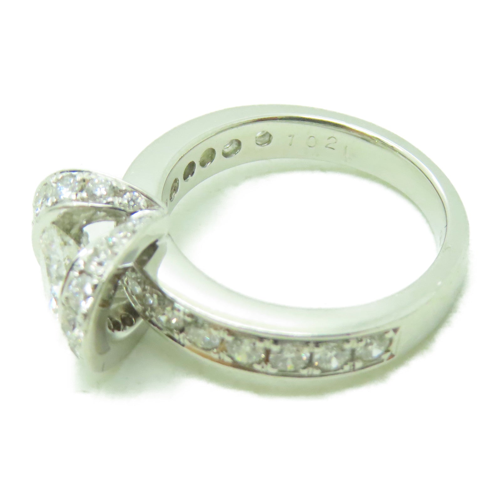 JEWELRY **【激減優惠】PT900鉑金Diamond Ring 1.02ct/0.728ct鑽石戒指US#5.75
