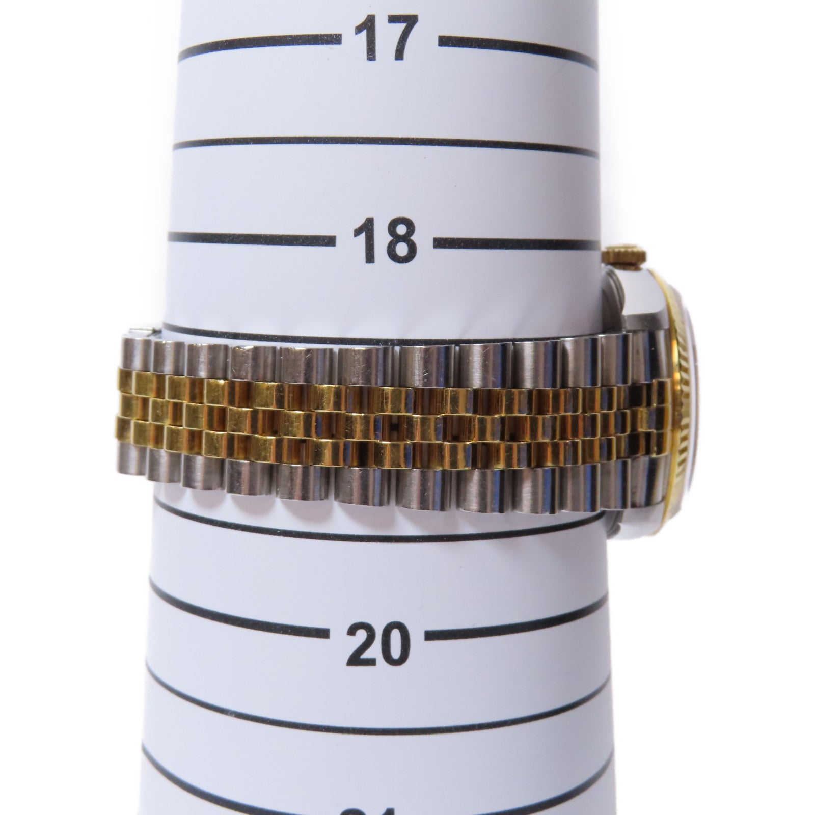 ROLEX Datejust 18K黃金/不鏽鋼手錶自動機芯金色