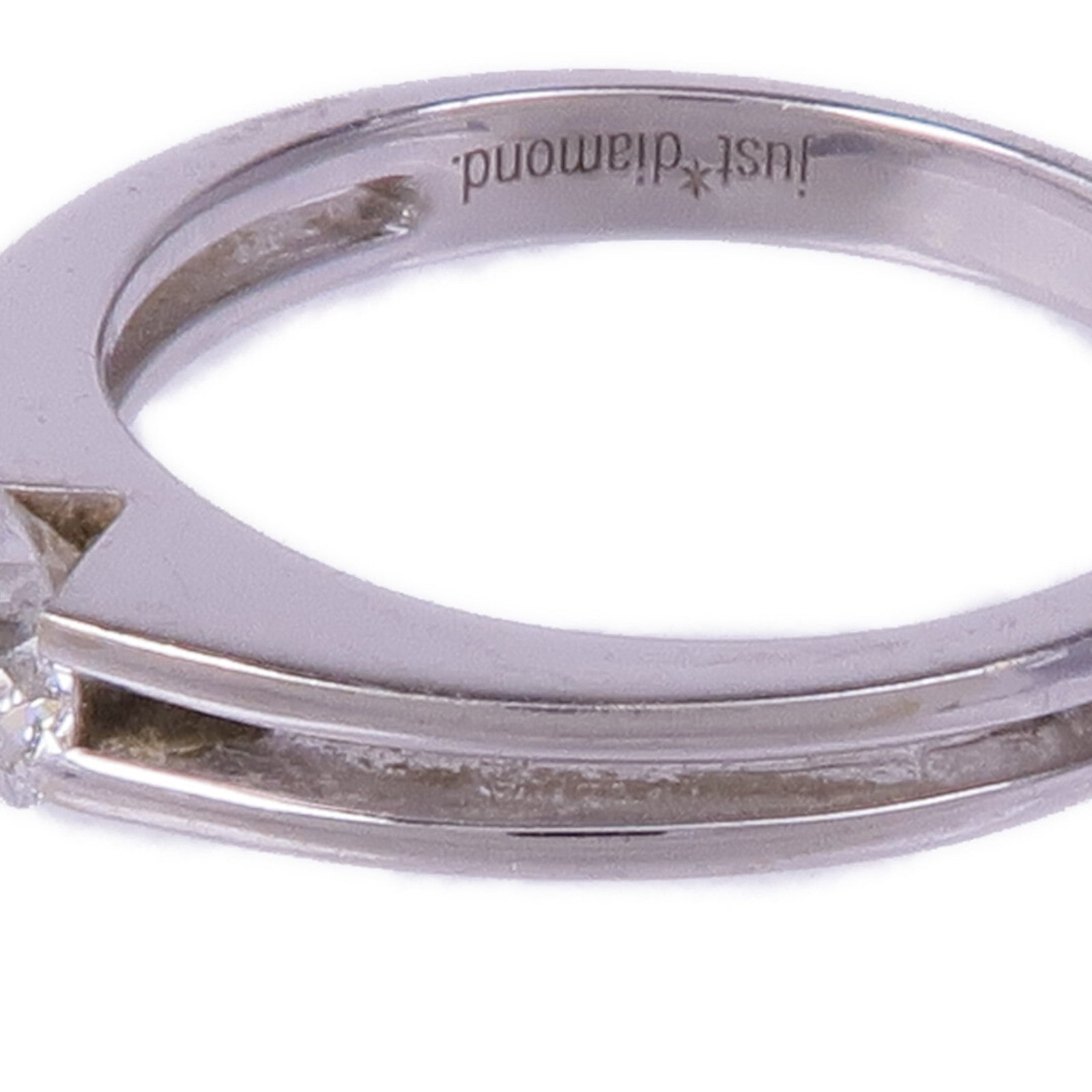JEWELRY 【激減優惠】18K白金Diamond Ring鑽石戒指US#7.75