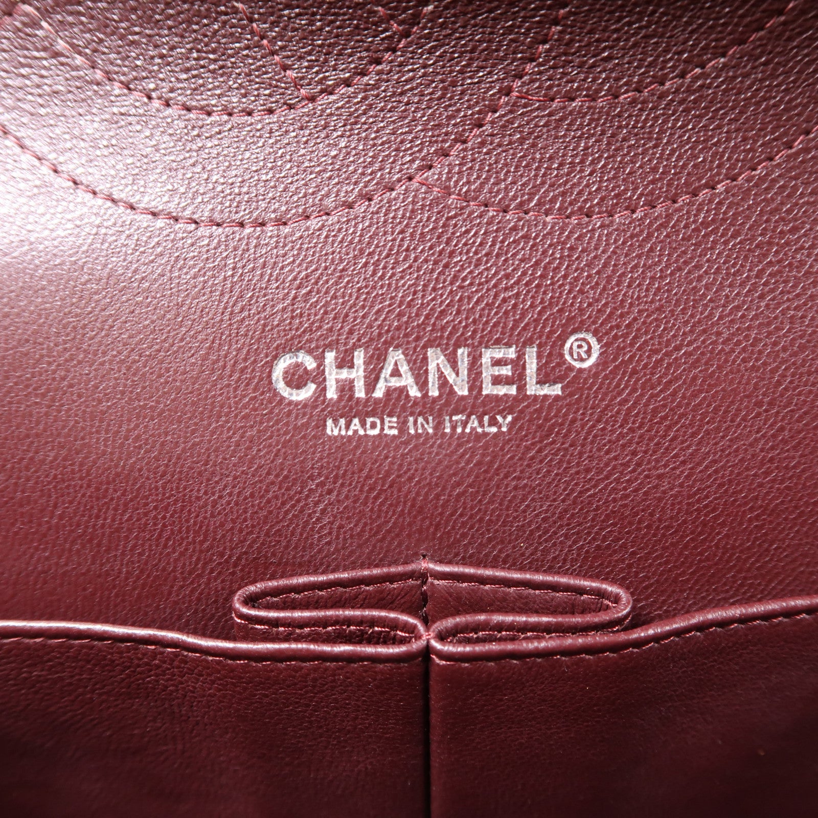 CHANEL 羊皮皮革Large Classic銀扣鏈帶肩背袋