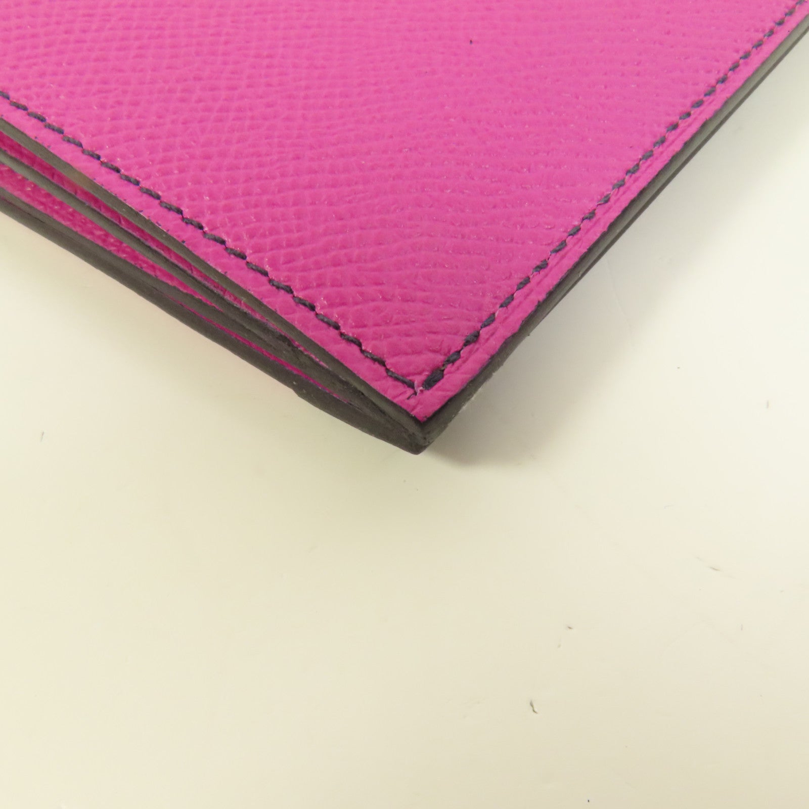 HERMES Epsom皮革Camail Long Wallet銀扣長錢包Magnolia