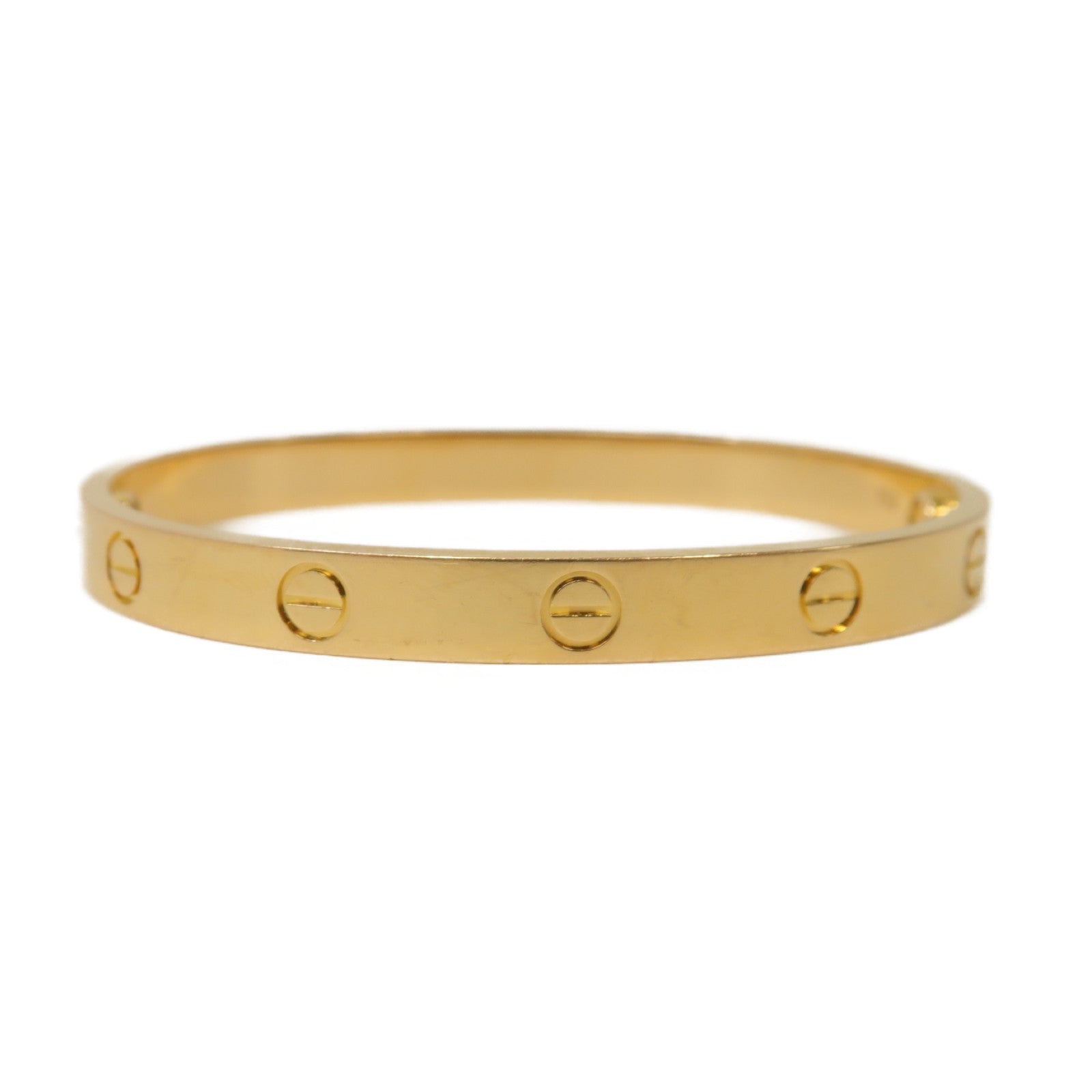 CARTIER 18K黃金Love Bracelet手鐲Cartier#17