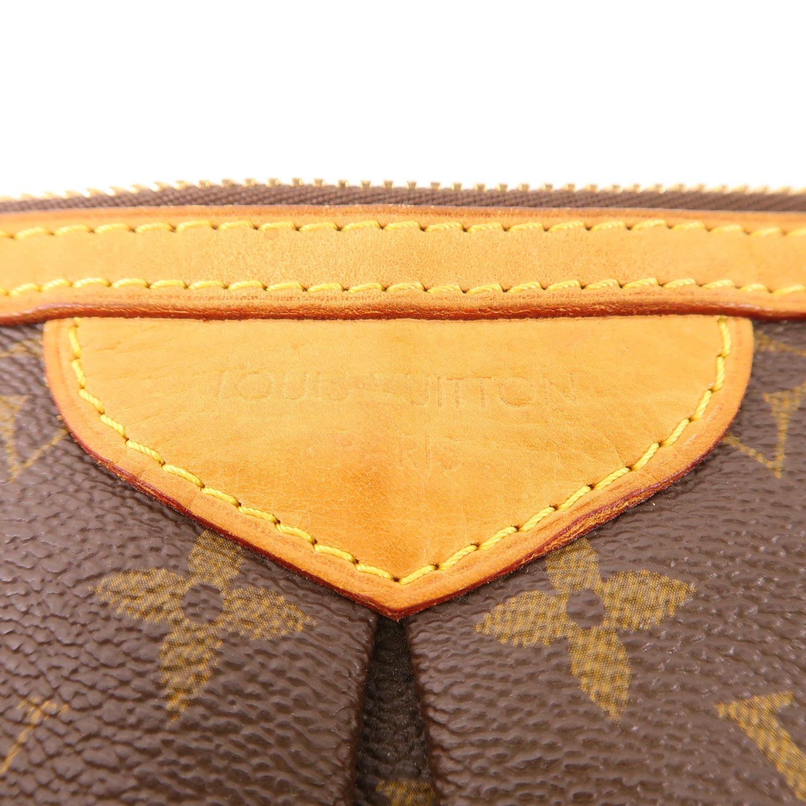 LOUIS VUITTON Monogram Palermo GM金扣手挽肩背兩用袋棕色