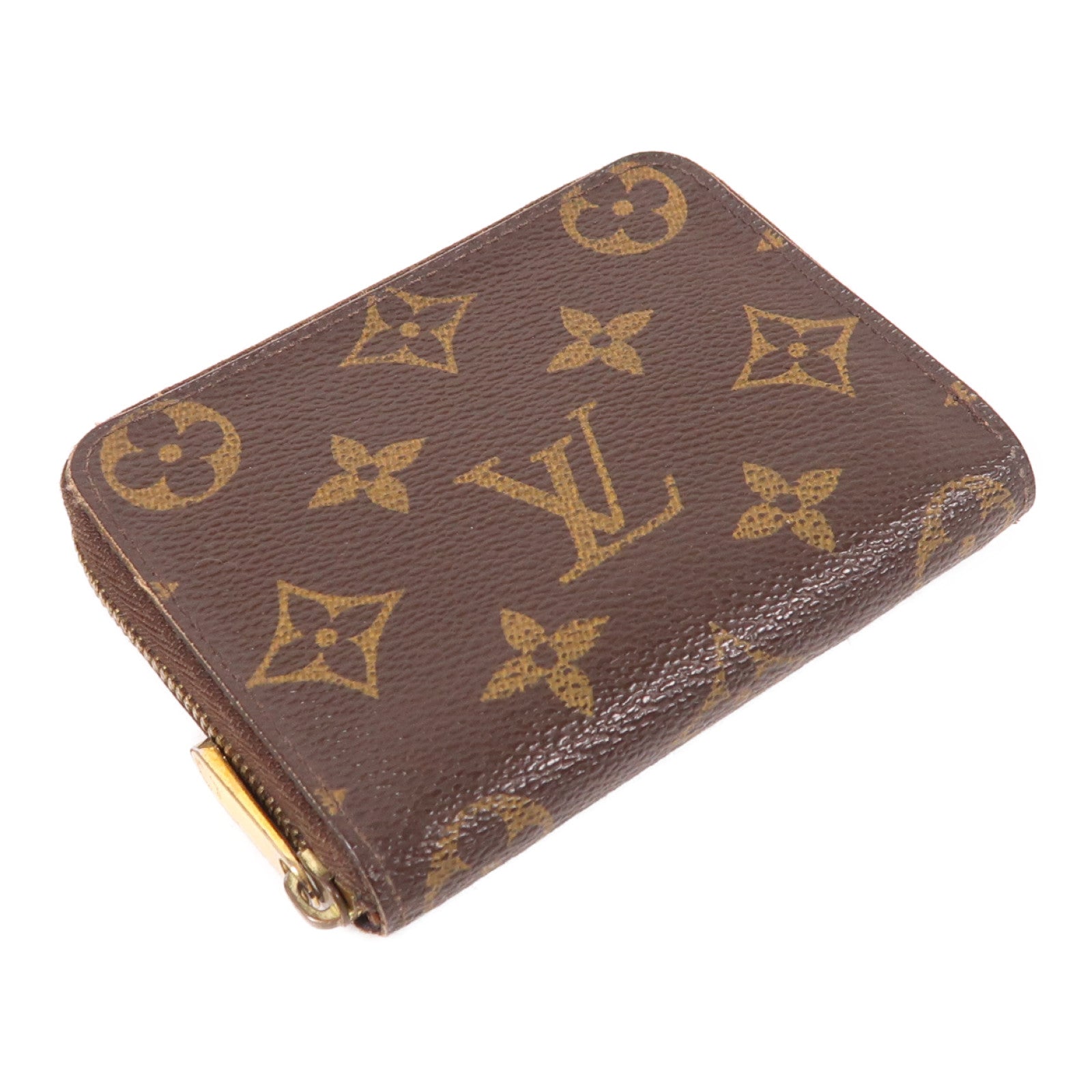 LOUIS VUITTON Monogram Zippy Coin Purse金扣零錢包