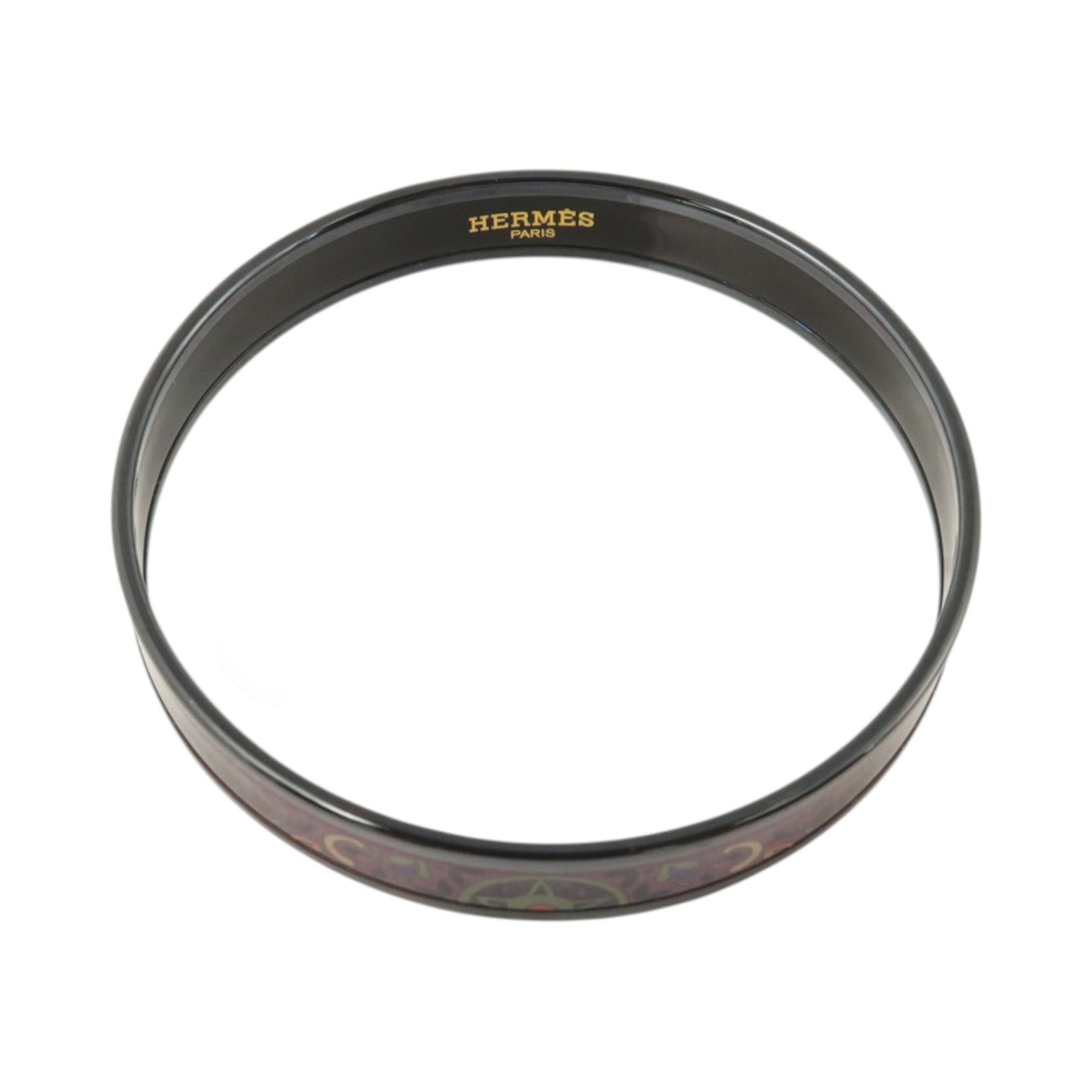 HERMES 金屬/琺瑯Enamel Narrow Bangle手鐲