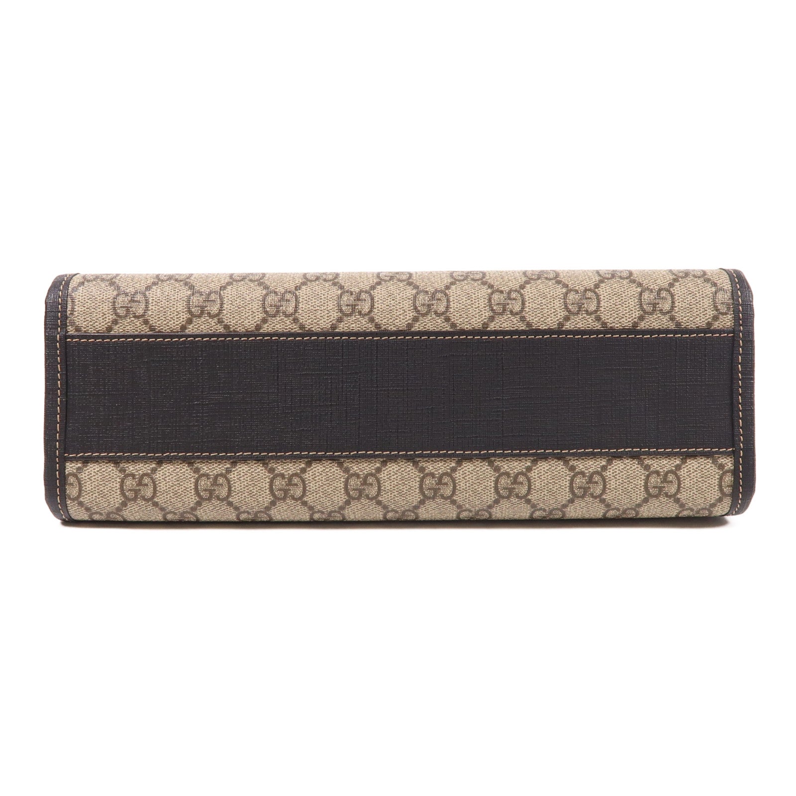 GUCCI 【激減優惠】塗層帆布Tote Bag銀扣手挽肩背兩用袋