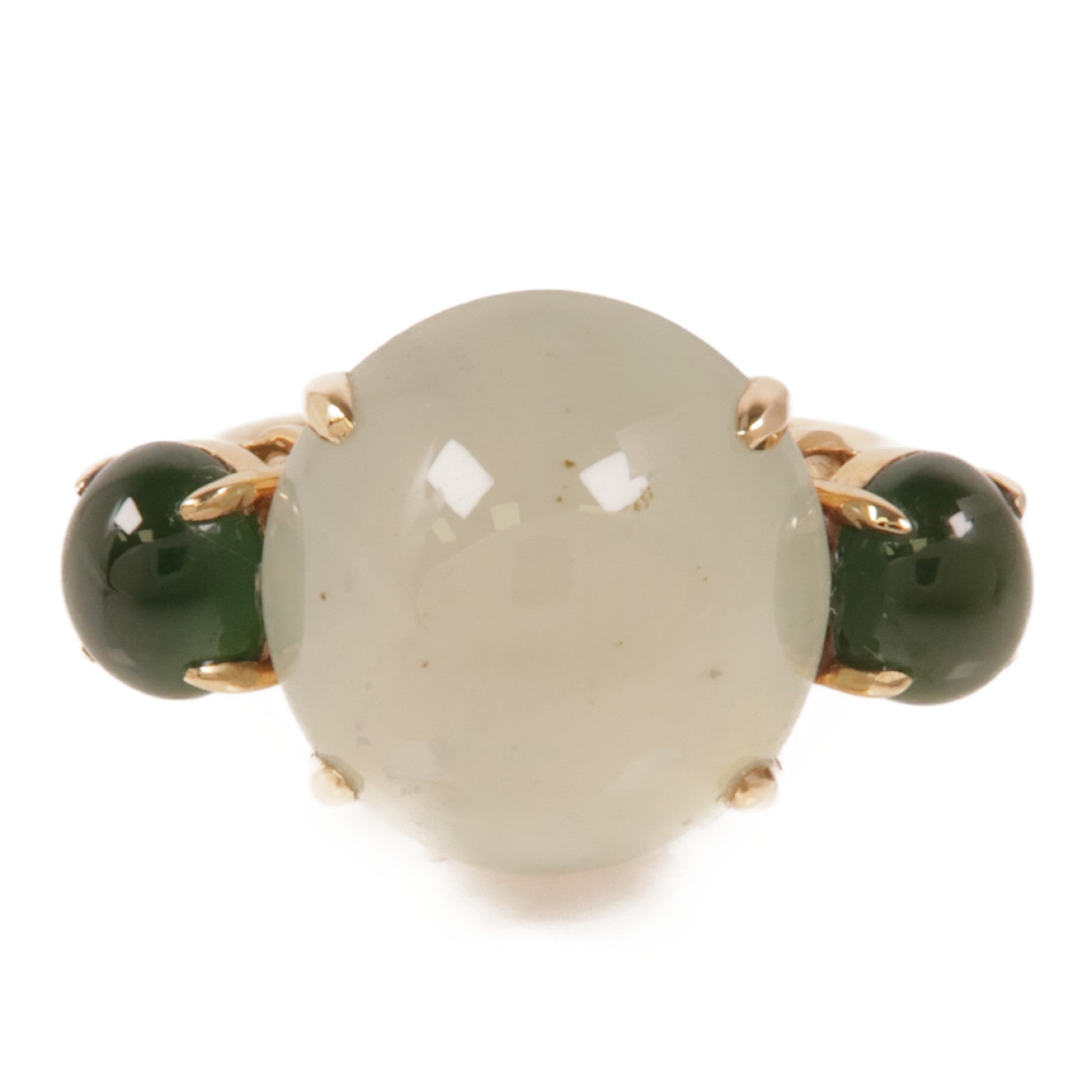 JEWELRY 【激減優惠】18K玫瑰金Chalcedony Ring玉髓戒指US#6.25