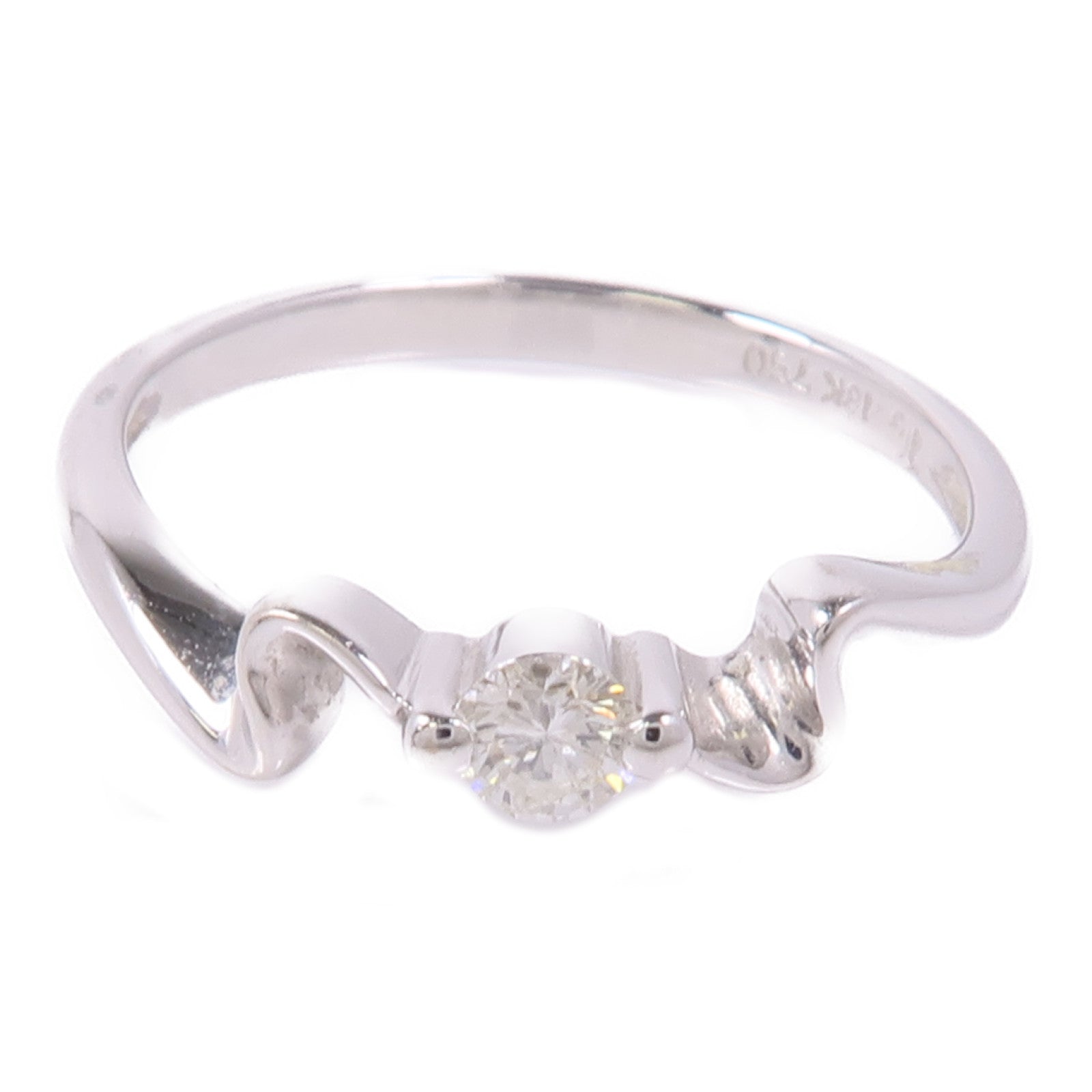 JEWELRY 18K白金Diamond Ring鑽石戒指US#5.75