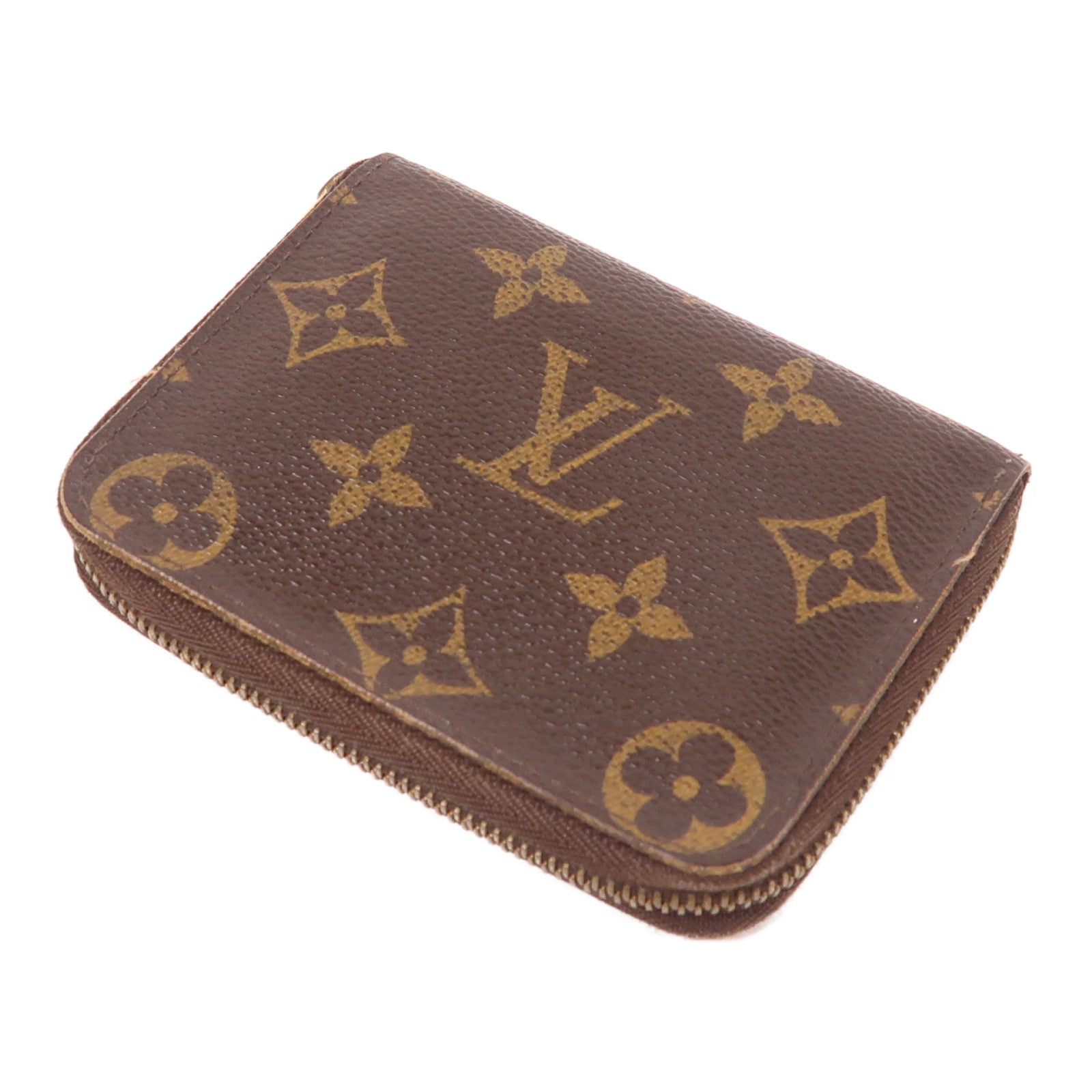 LOUIS VUITTON Monogram Zippy Coin Purse金扣零錢包