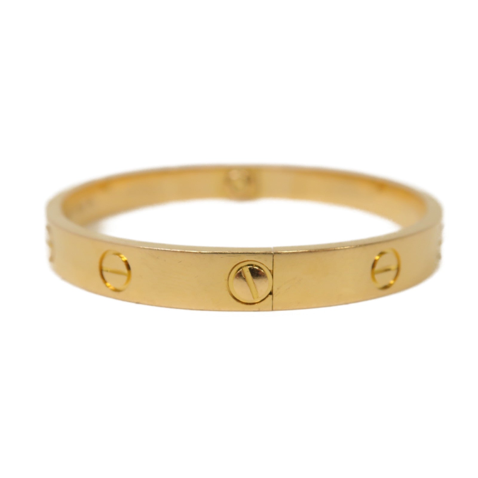 CARTIER 18K黃金Love Bracelet手鐲Cartier#17