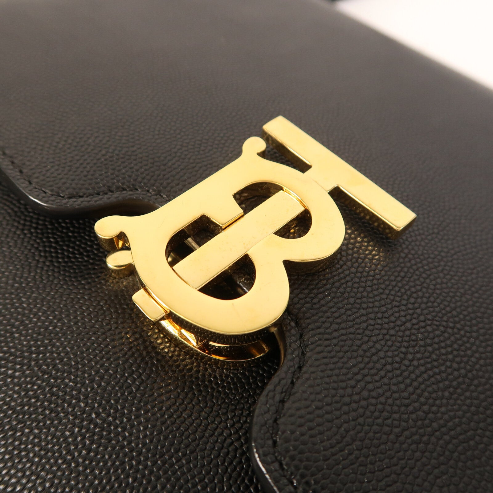 BURBERRY 牛皮皮革TB Medium金扣肩背袋