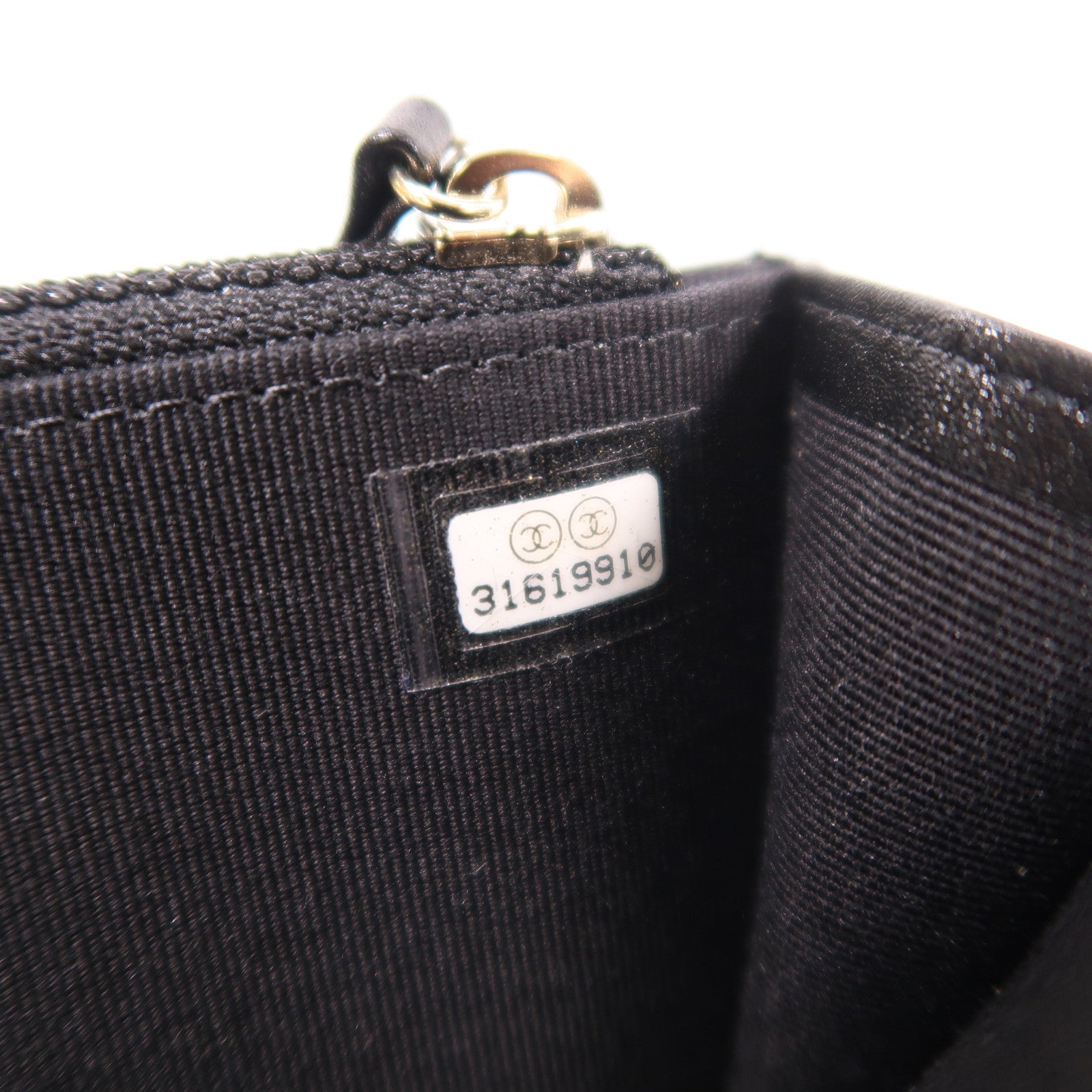 CHANEL 【激減優惠】牛皮皮革Wallet On Chain金扣肩背袋