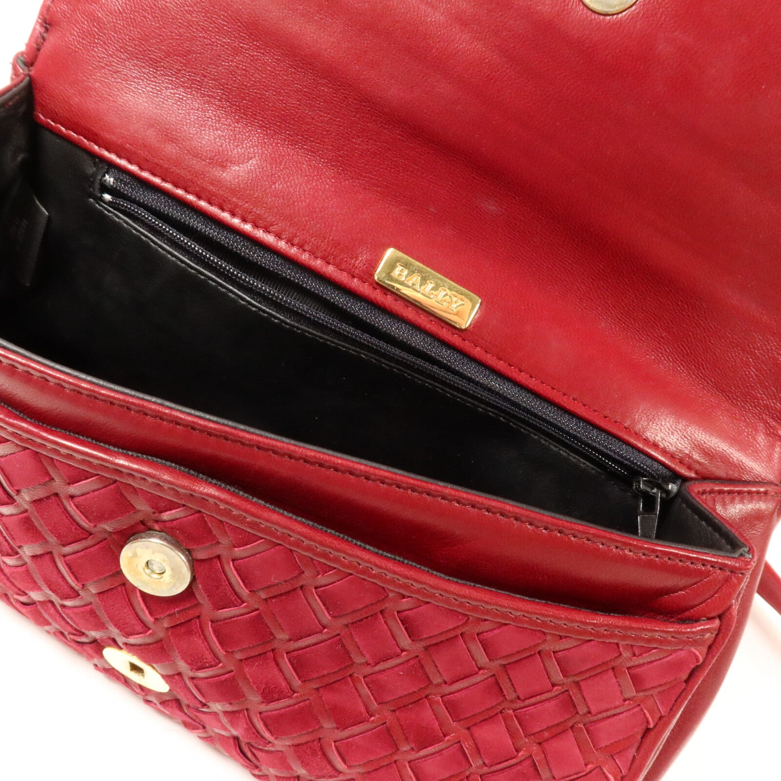 BALLY 牛皮皮革/麂皮皮革Shoulder Bag肩背袋