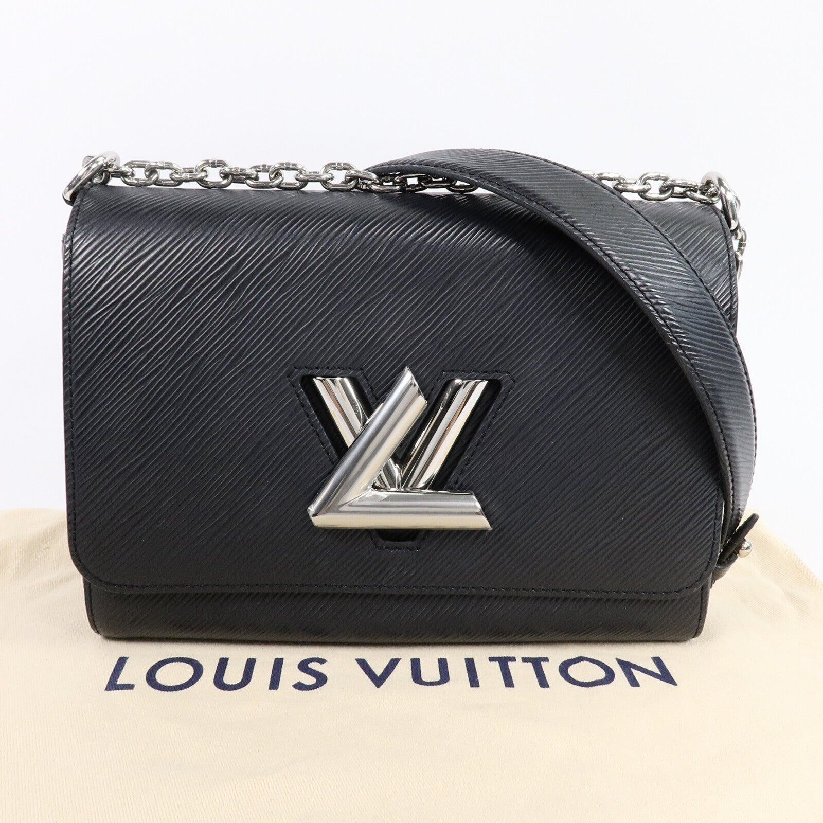 LOUIS VUITTON Epi Twist MM鏈帶肩背袋