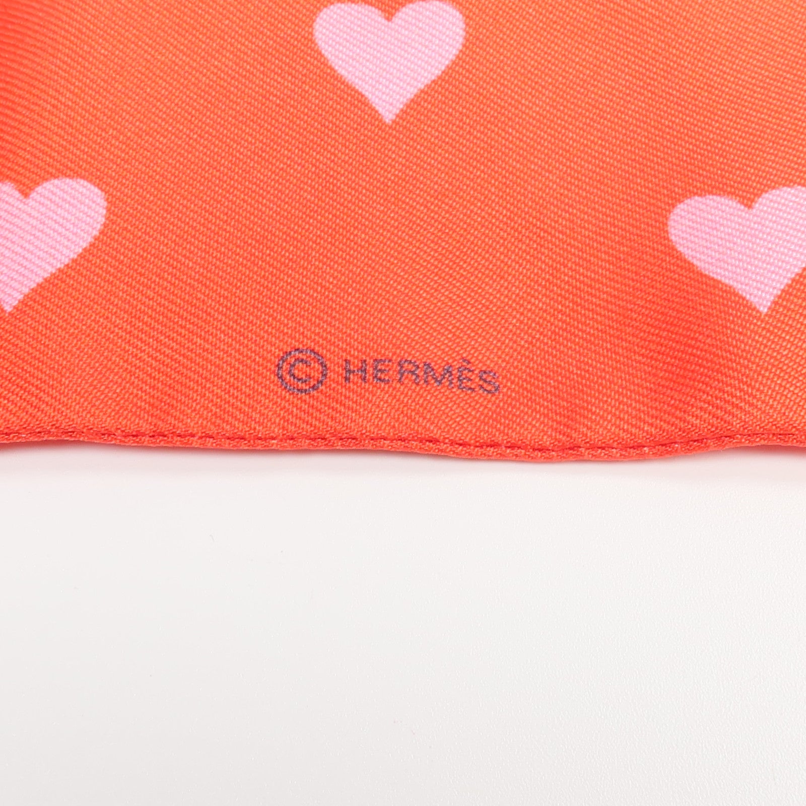 HERMES 絲質Twilly絲巾