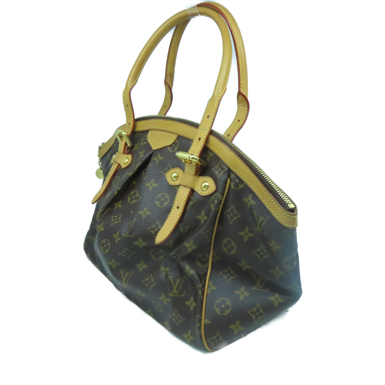 LOUIS VUITTON 【激減優惠】Monogram Tivoli GM金扣手挽袋啡色