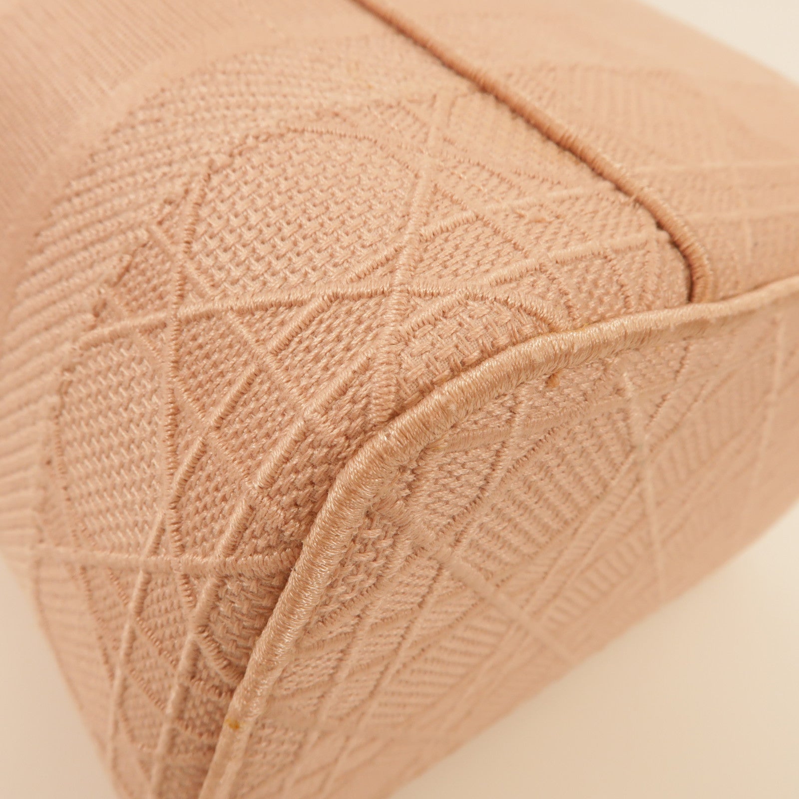 Dior SHW Vanity Bag Makeup Bag Cosmetic Bag Canvas Pink