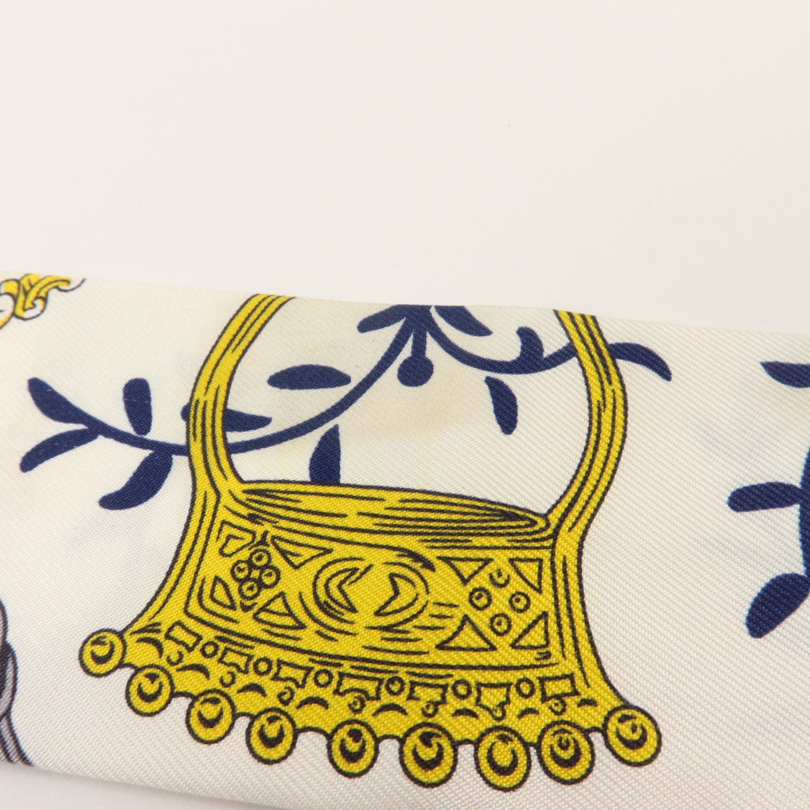 HERMES 絲質Twilly絲巾