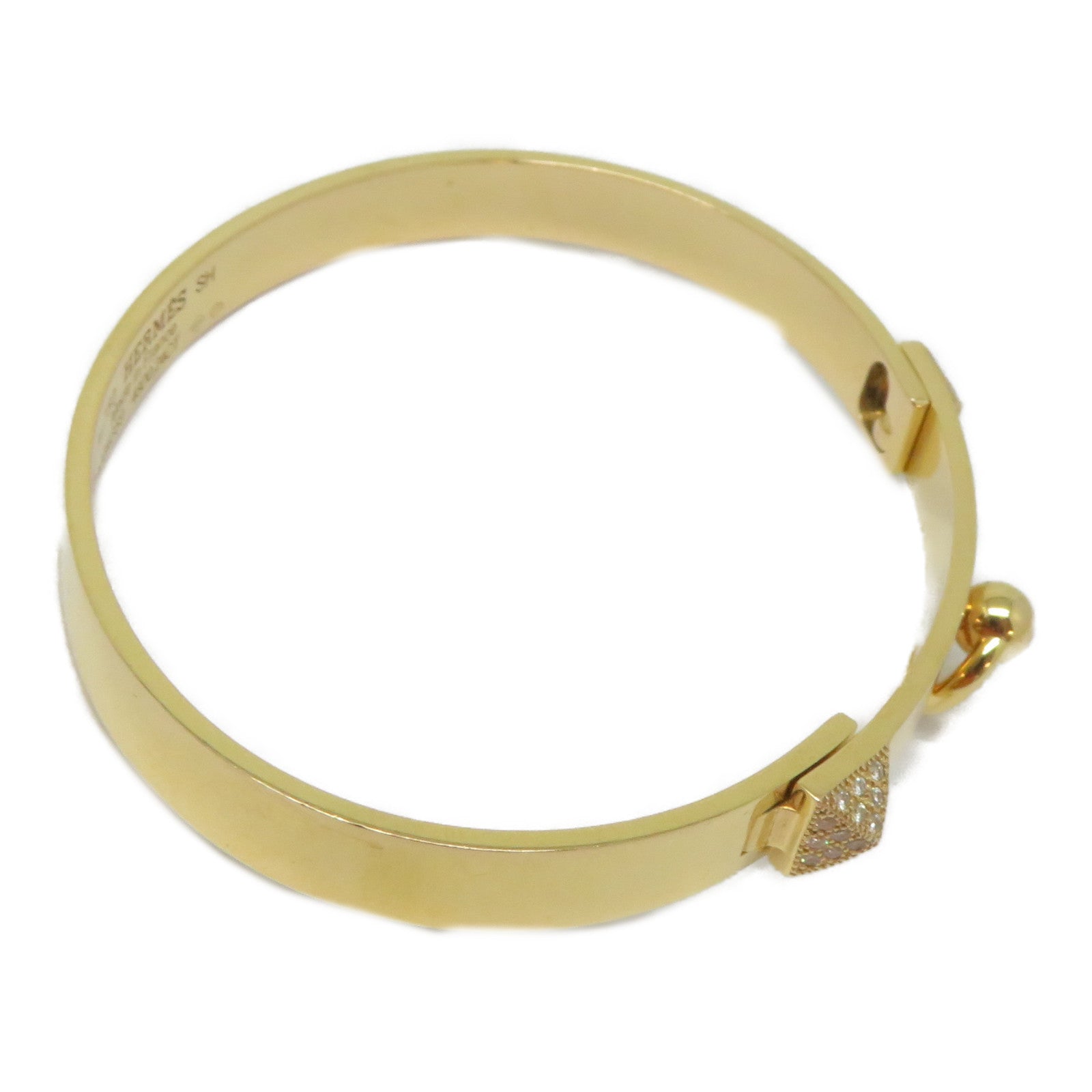 HERMES (PRICE DOWN) 0.24ct CDC Diamond Bracelet 18K Pink Gold
