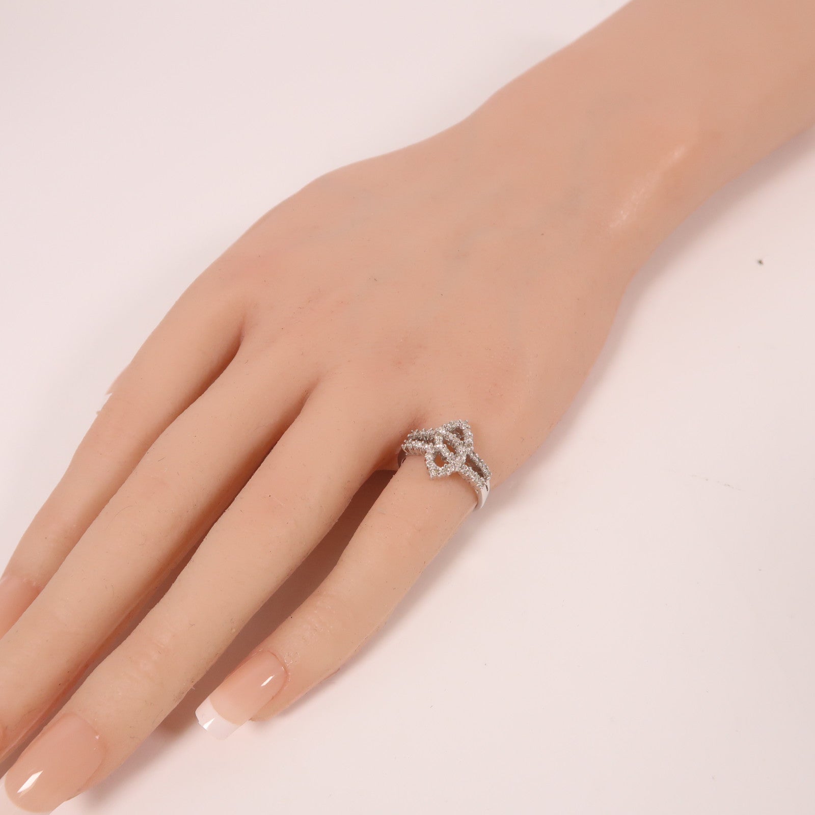 JEWELRY 18K白金Diamond Ring戒指US#5