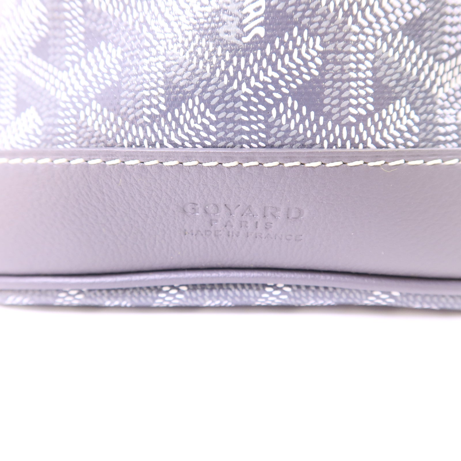 GOYARD 塗層帆布Petit Flot PM Bucket Bag銀扣肩背袋