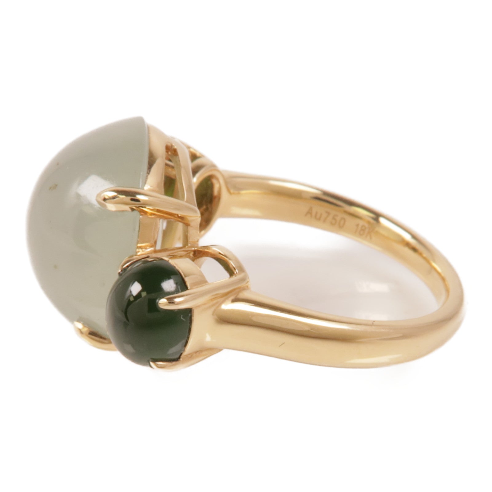 JEWELRY 【激減優惠】18K玫瑰金Chalcedony Ring玉髓戒指US#6.25