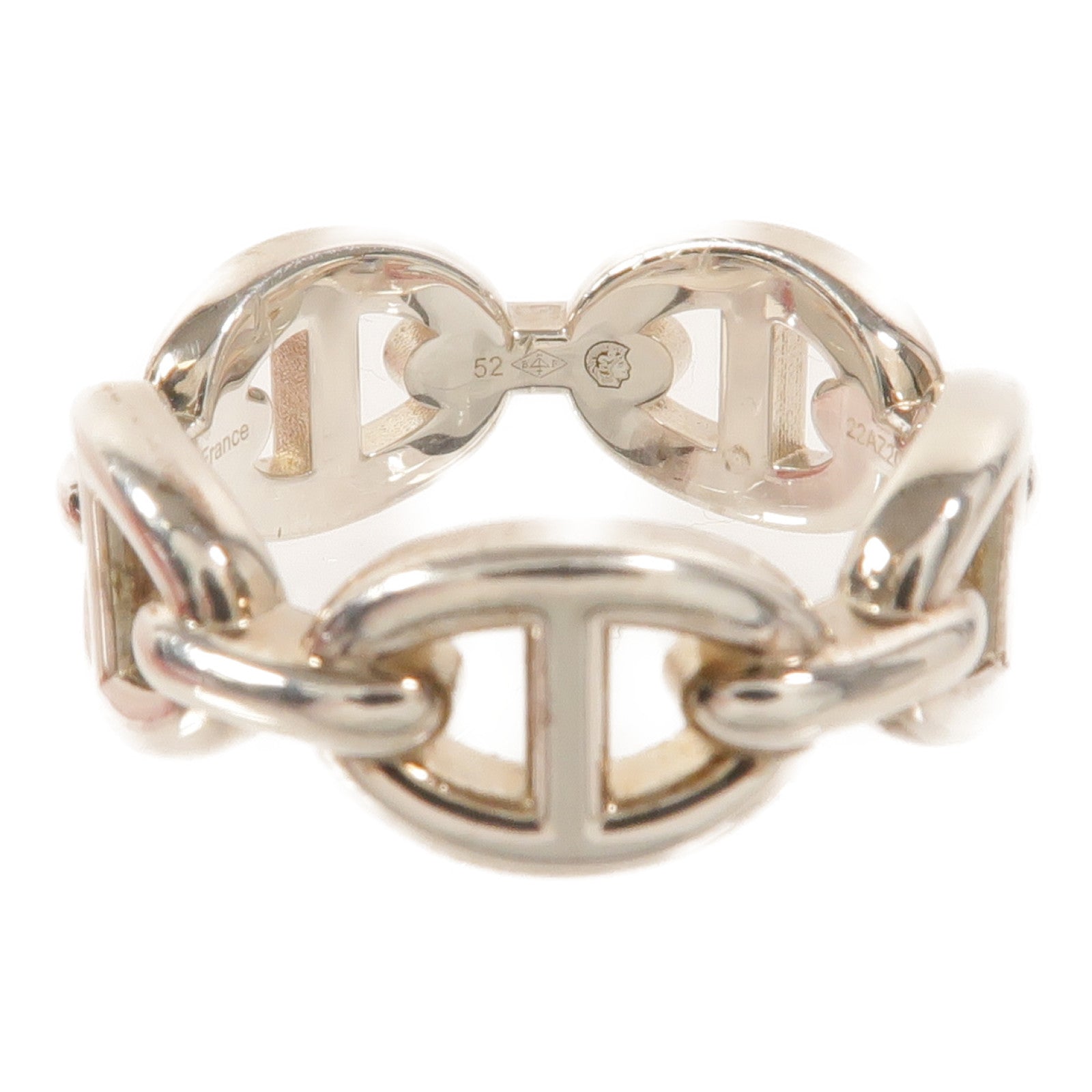 HERMES 925純銀Farandole Ring戒指#52