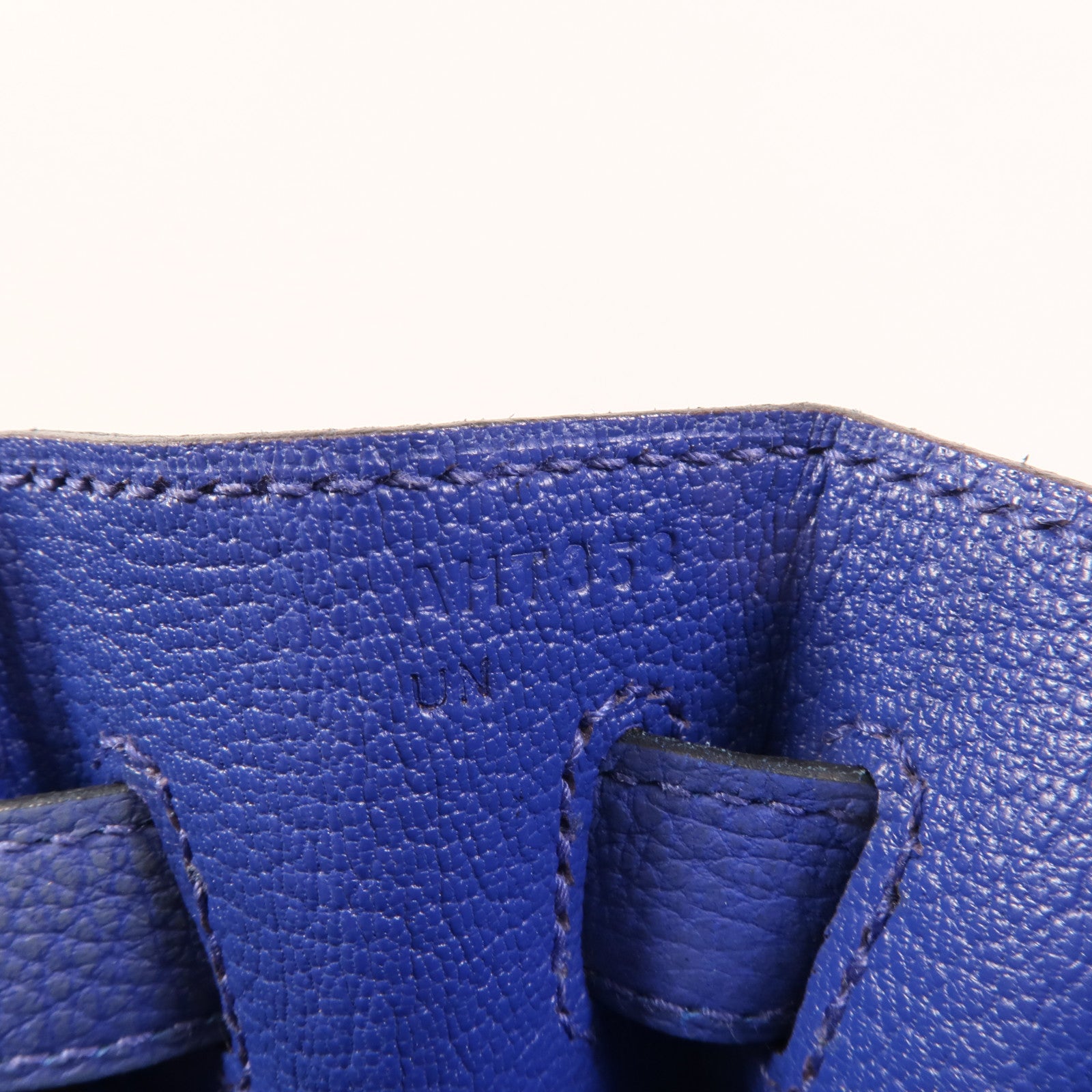 HERMES Togo皮革Kelly 32手挽肩背兩用袋Blue Electrique