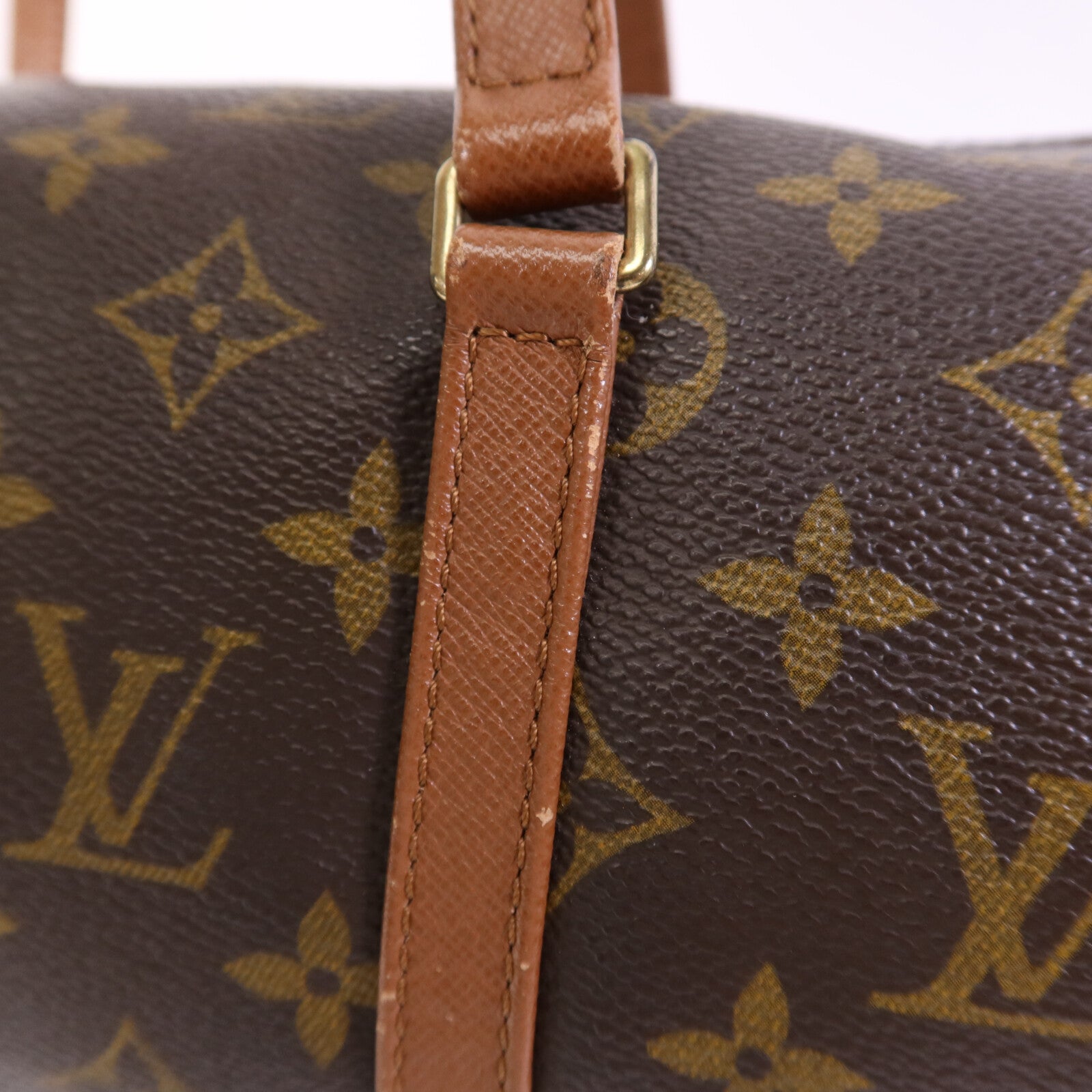 LOUIS VUITTON Monogram Papillon 30金扣手挽袋