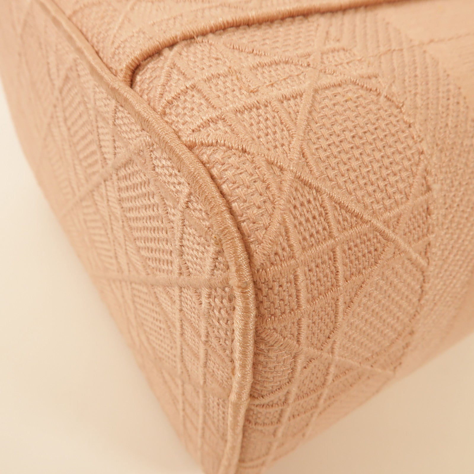 Dior SHW Vanity Bag Makeup Bag Cosmetic Bag Canvas Pink