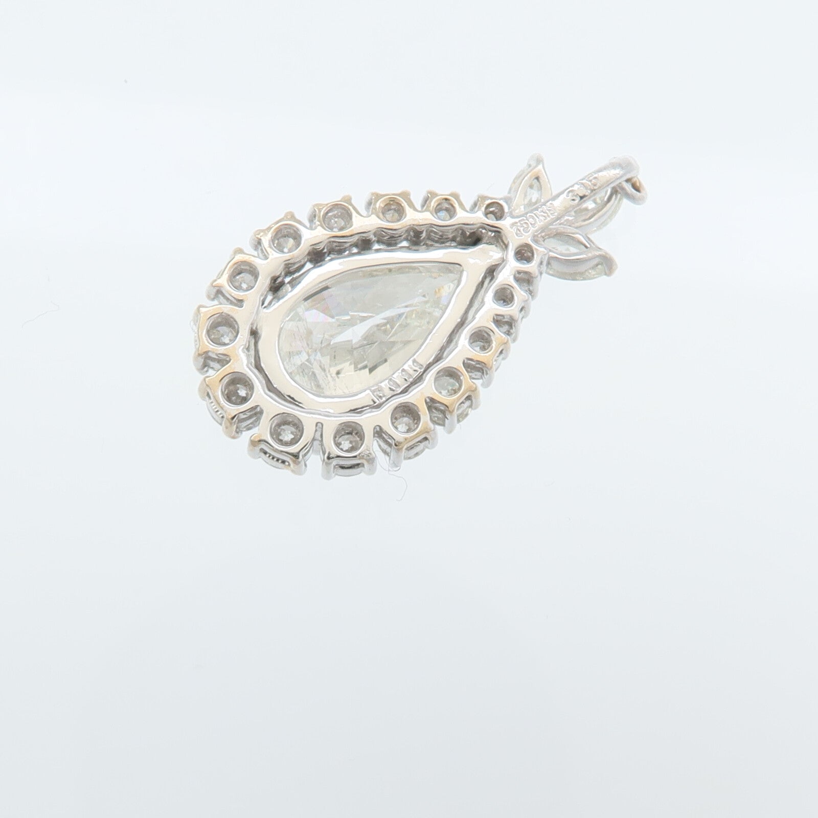 JEWELRY 18K白金Diamond Pendant Top鑽石吊墜
