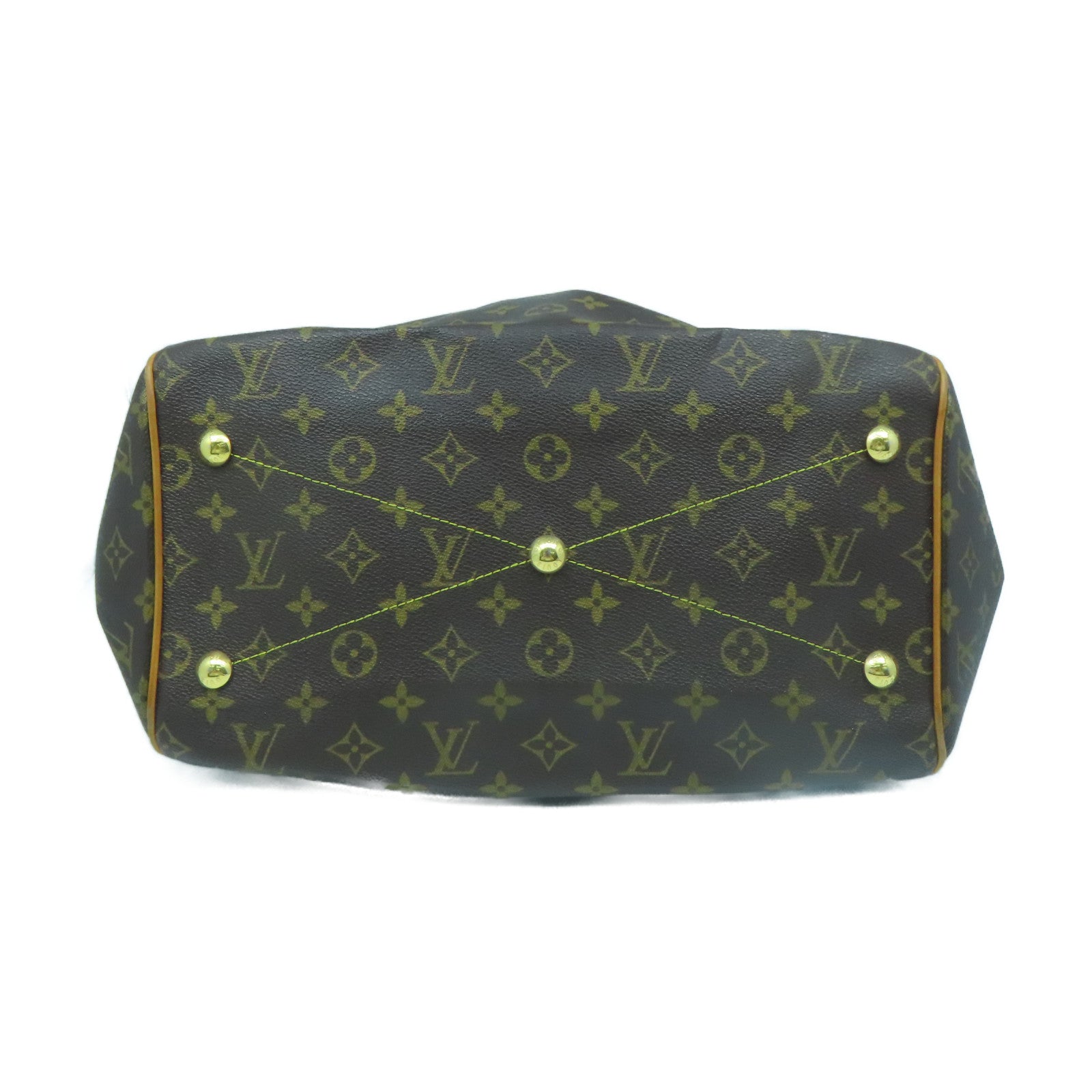 LOUIS VUITTON 【激減優惠】Monogram Tivoli GM金扣手挽袋啡色