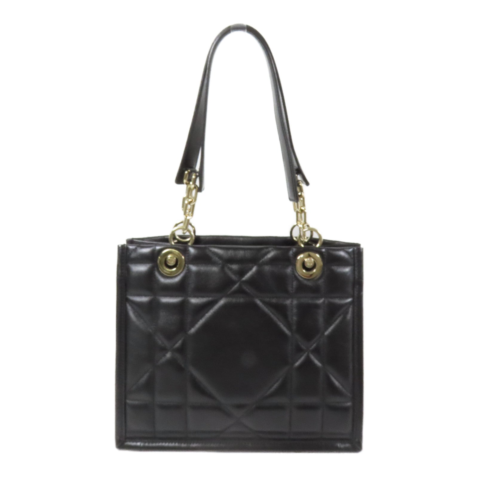 Dior 羊皮皮革Essential Tote Small金扣肩背袋