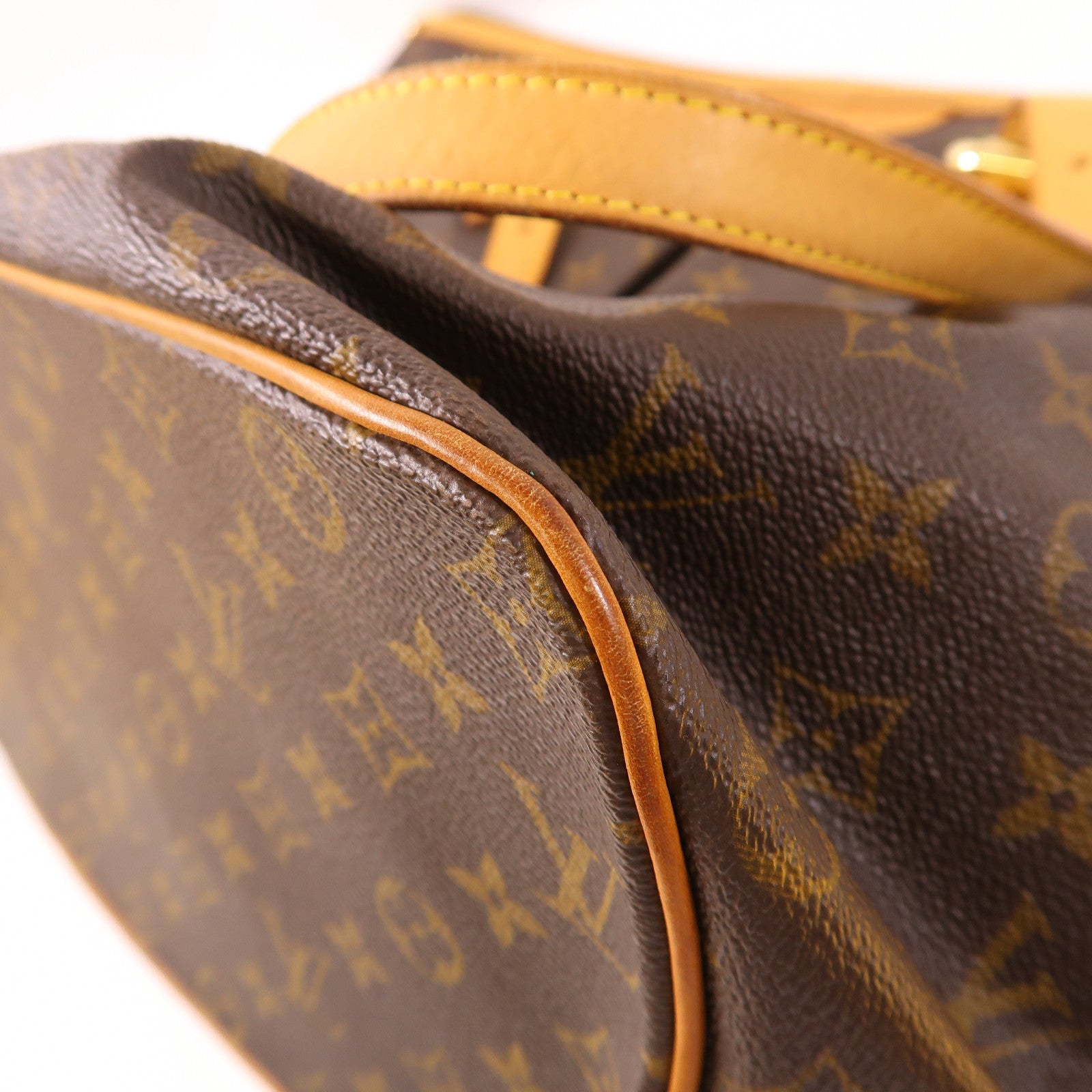 LOUIS VUITTON Monogram Palermo GM金扣手挽肩背兩用袋棕色