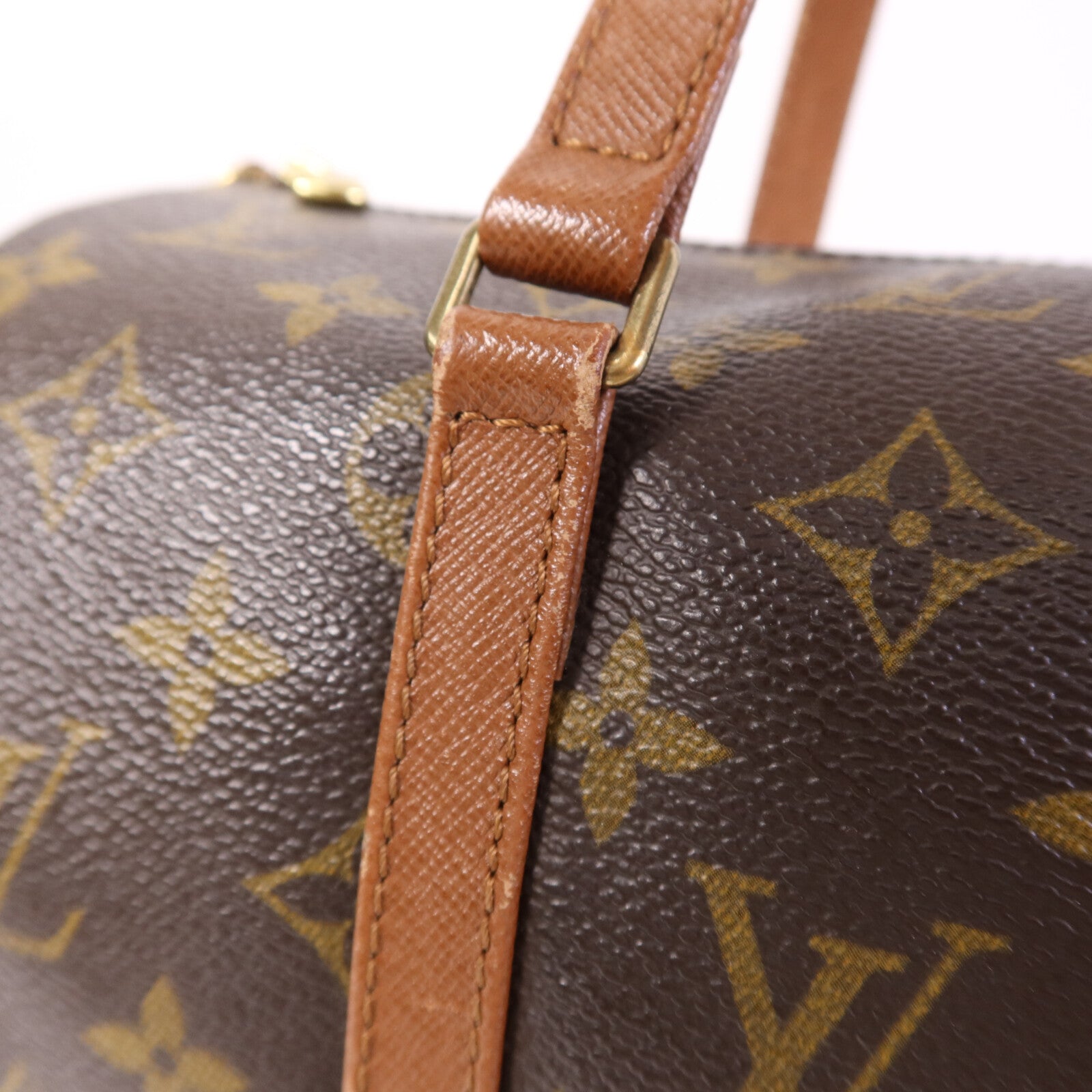 LOUIS VUITTON Monogram Papillon 30金扣手挽袋