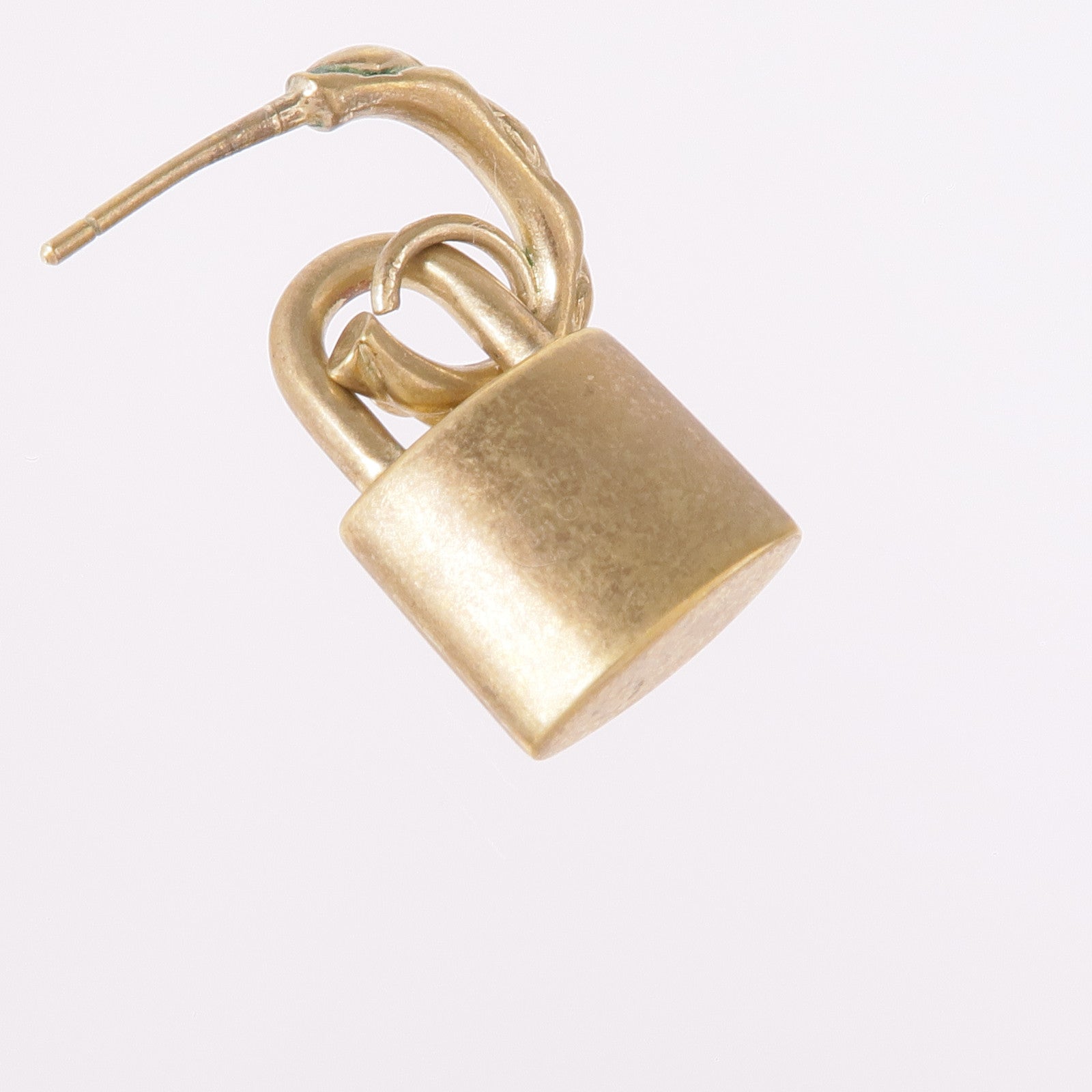 CHANEL CC Earrings Metal Gold