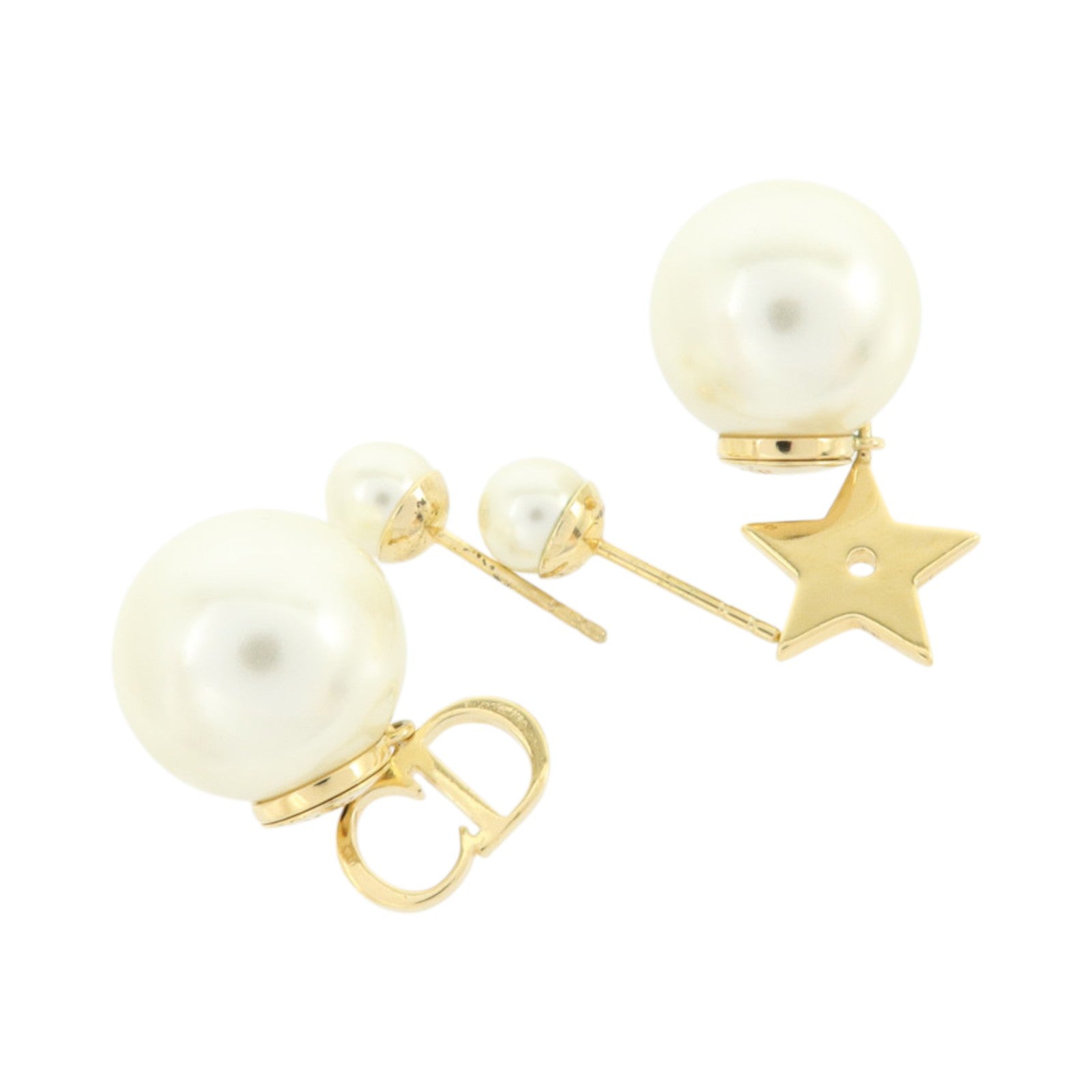 Dior PVC/金屬Tribales Earrings耳環