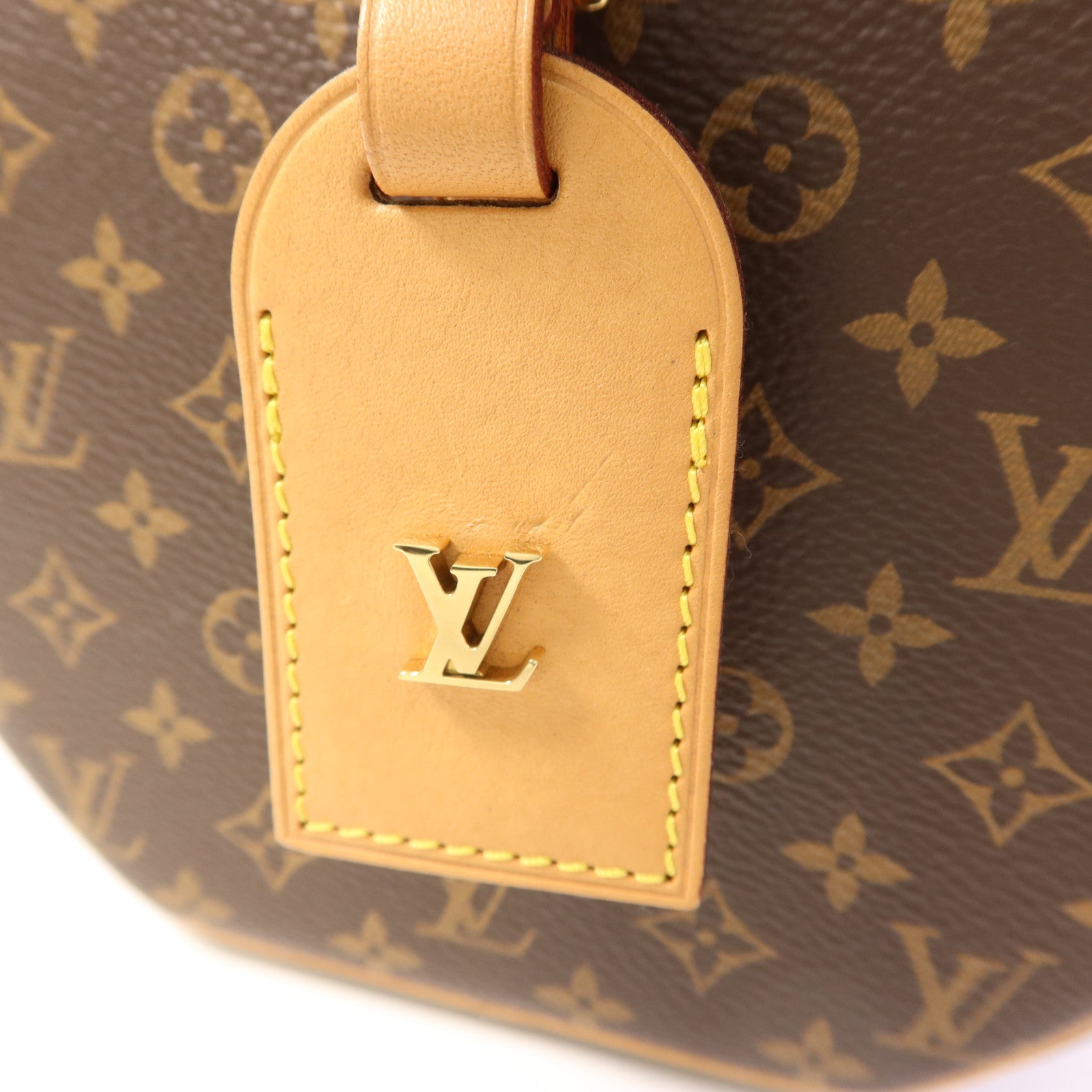 LOUIS VUITTON Monogram Petite Boite Chapeau金扣手挽肩背兩用袋