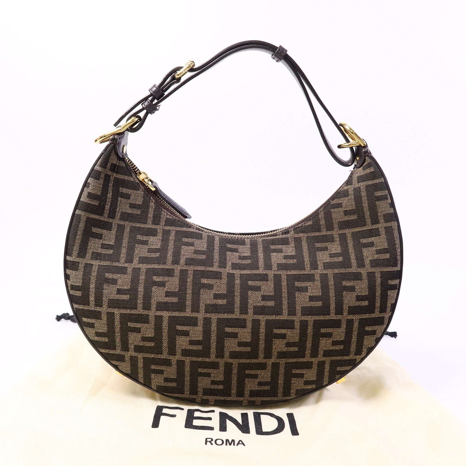 FENDI 帆布Fendigraphy Bag肩背袋