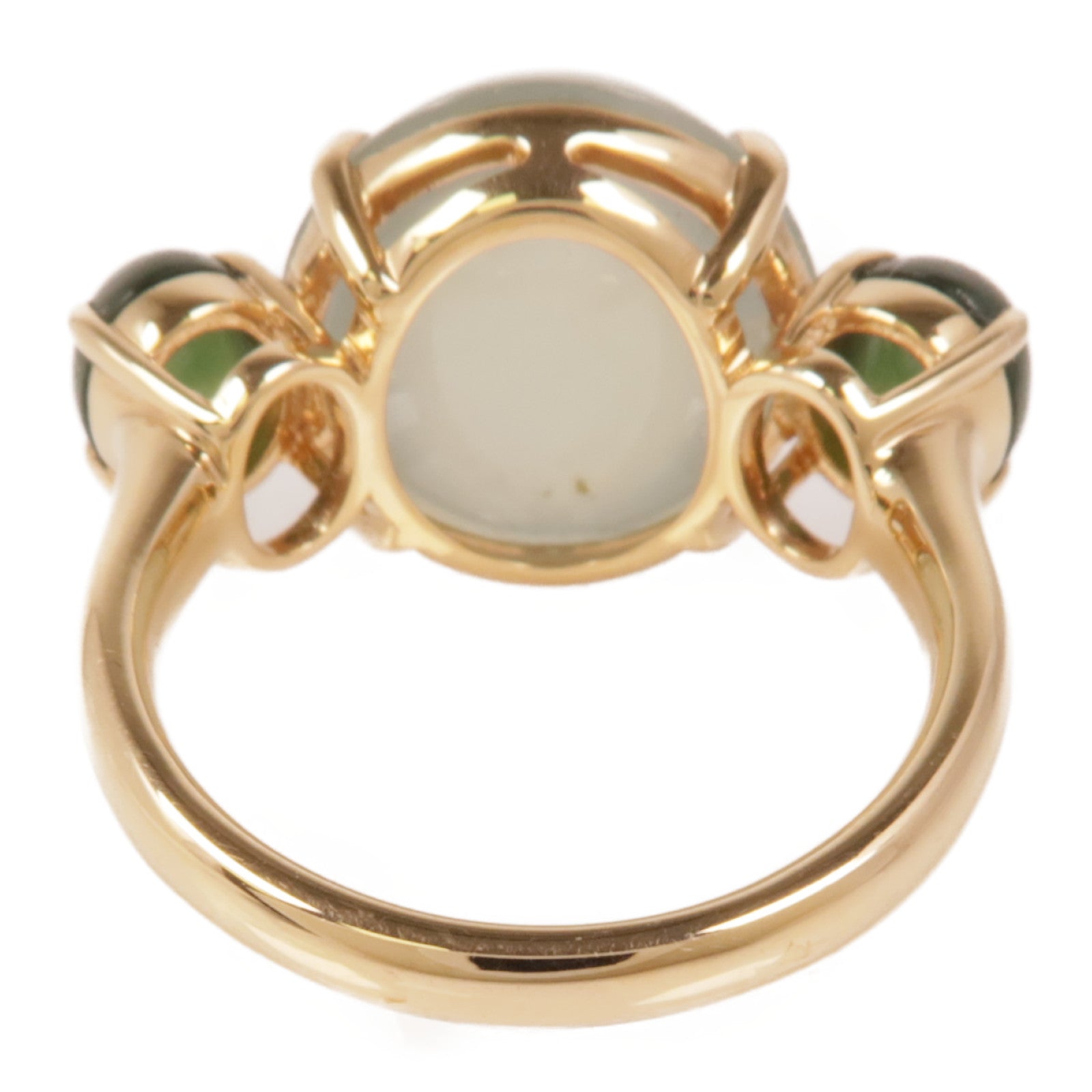 JEWELRY 18K玫瑰金Chalcedony Ring玉髓戒指US#6.25