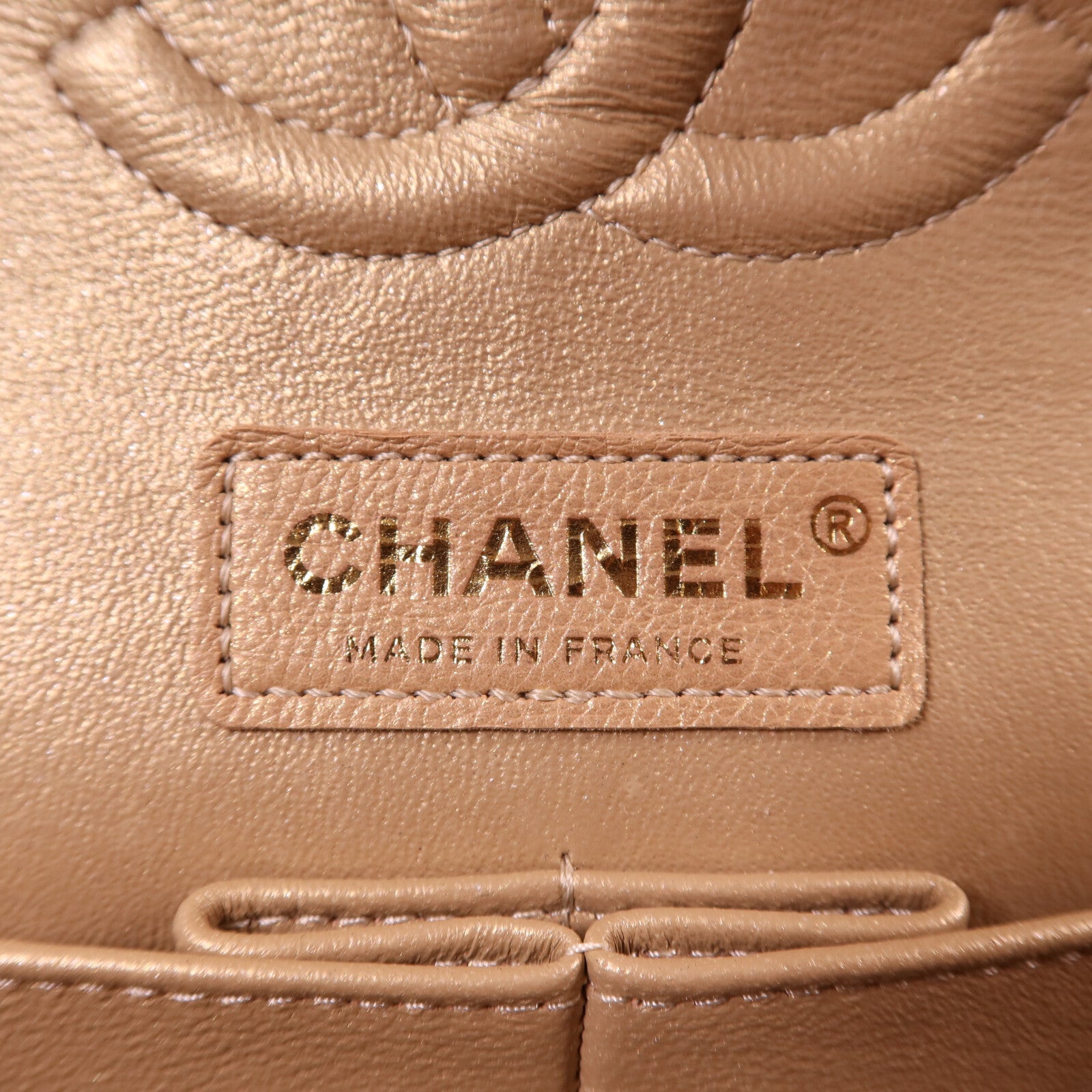 CHANEL 牛皮皮革Classic 25金扣鏈帶肩背袋