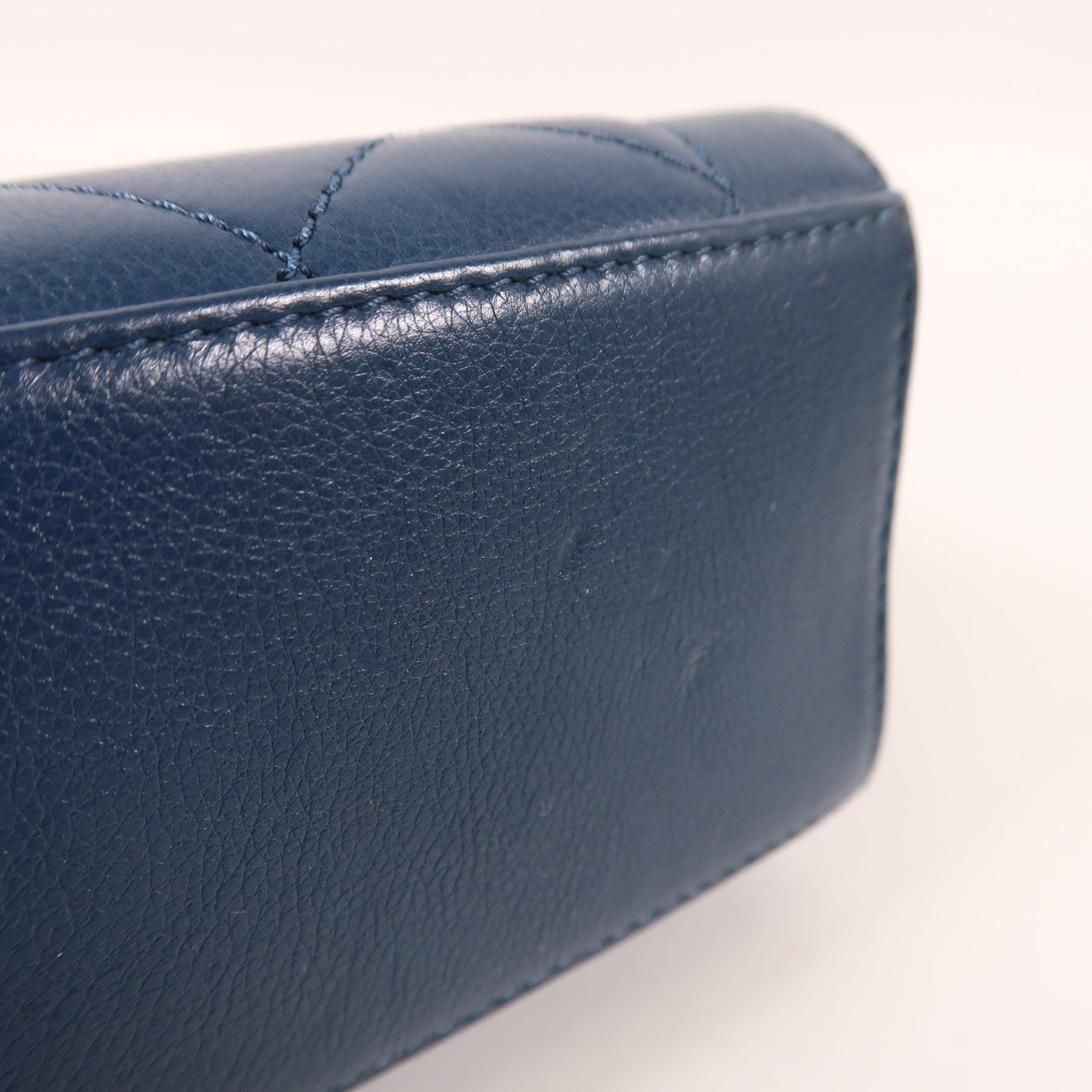 CHANEL 牛皮皮革Chain Shoulder金扣手挽肩背兩用袋