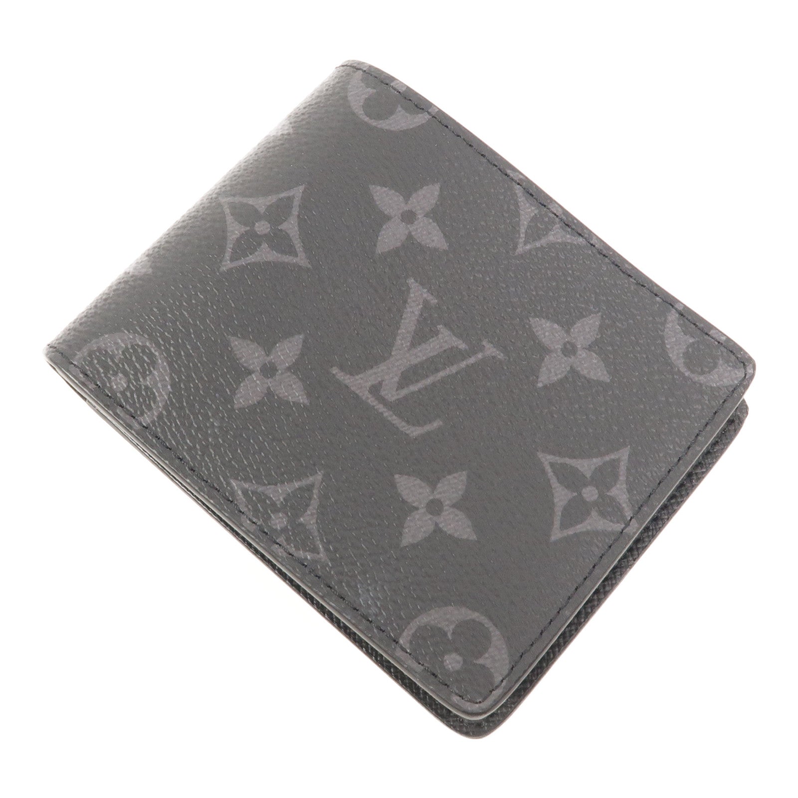 LOUIS VUITTON Monogram Eclipse Slender Wallet錢包