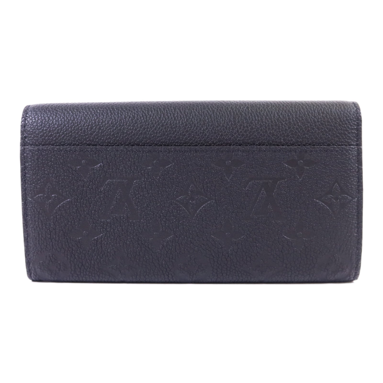LOUIS VUITTON Monogram Empreinte Sarah Long Wallet金扣長錢包