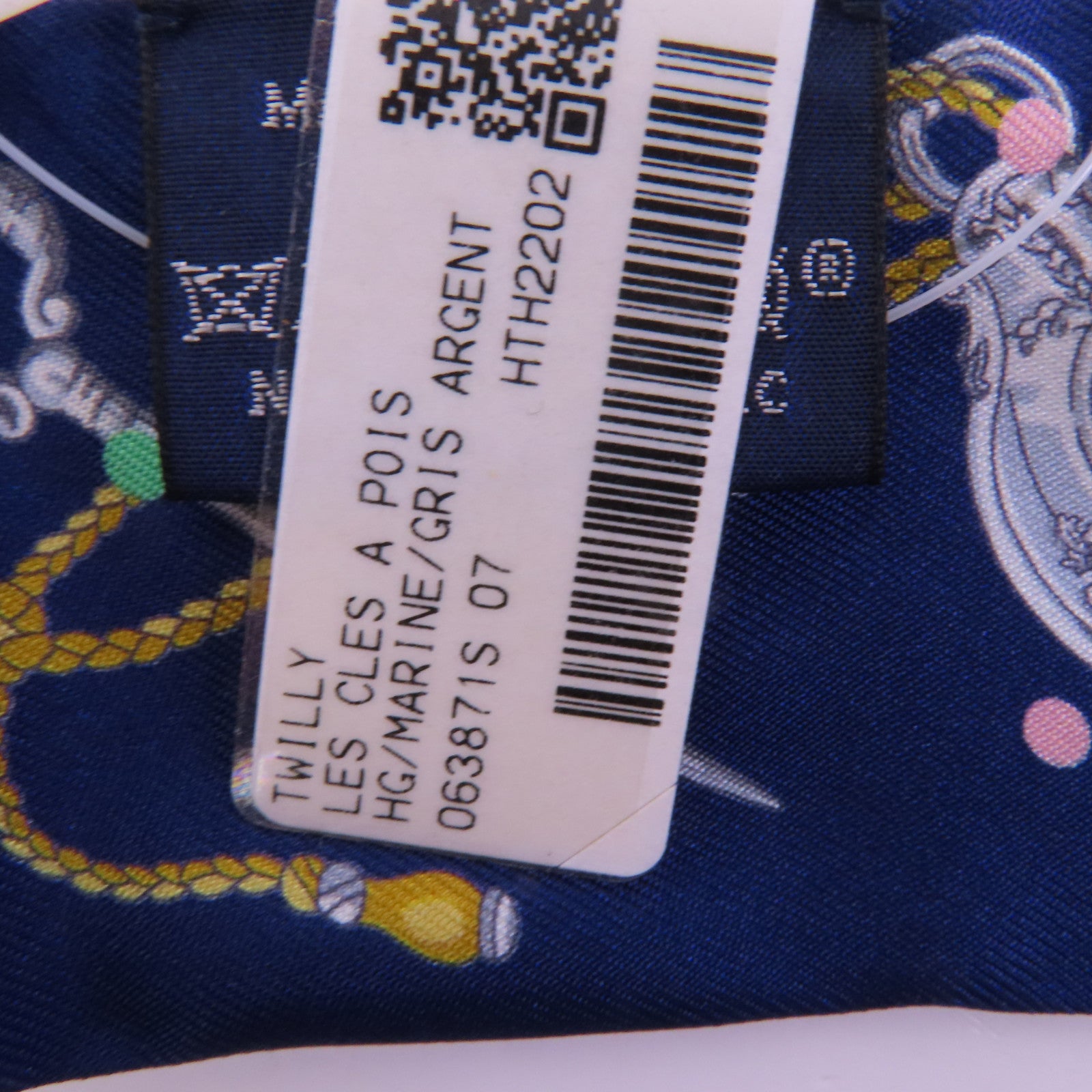 HERMES 絲質Twilly絲巾