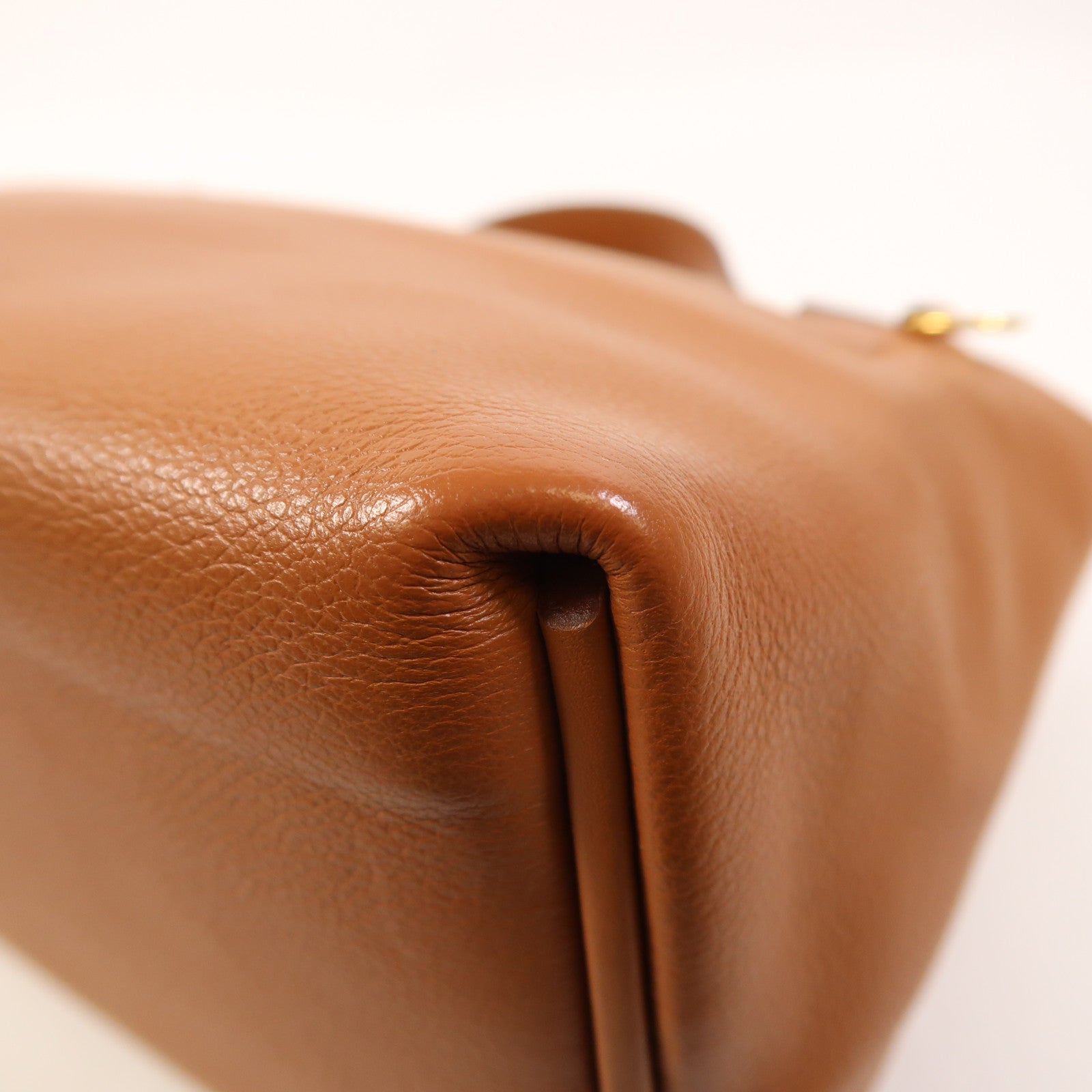 HERMES Evercolor皮革24/24 Mini金扣手挽肩背兩用袋Gold